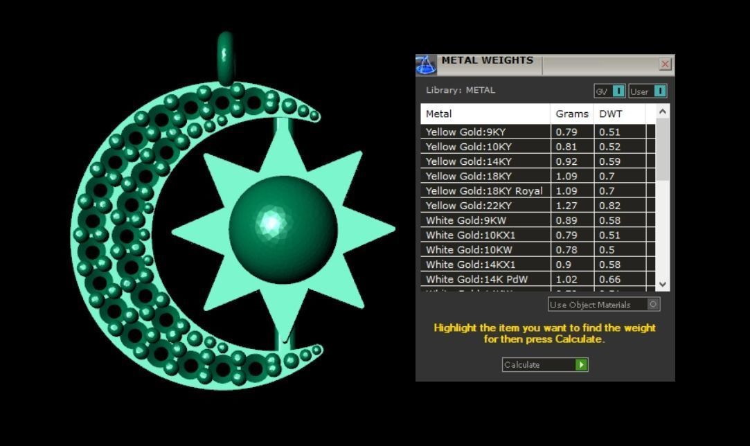 Pendant P073 3D Print Model 3D print model_5