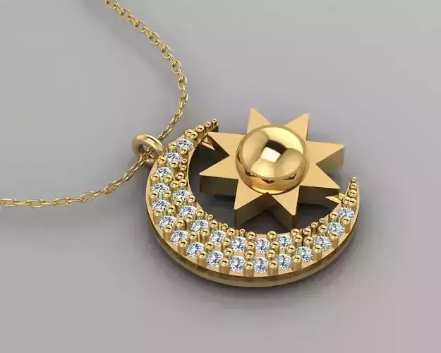 Pendant P073 3D Print Model