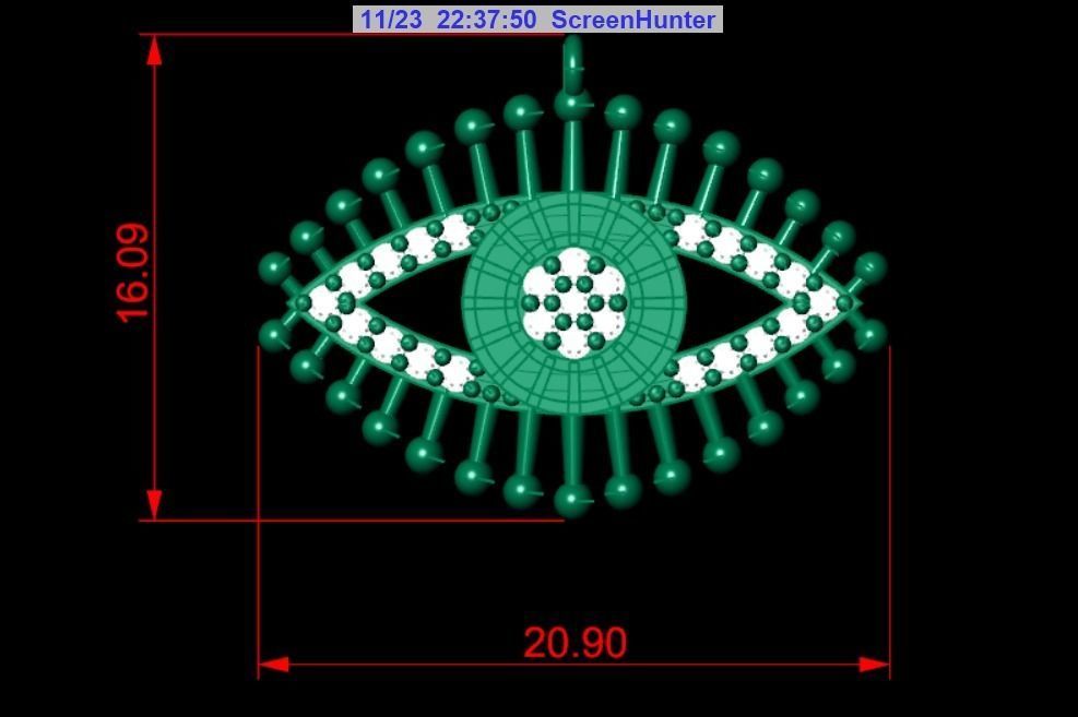 Pendant P075 3D Print Model 3D print model_4