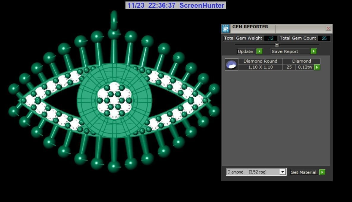 Pendant P075 3D Print Model 3D print model_3