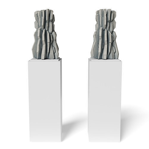 Turi heisselberg Facetted shape 2020 Babel 3D model