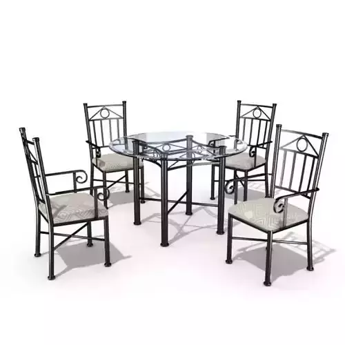 Kitchen Dining Set Table And Chairs