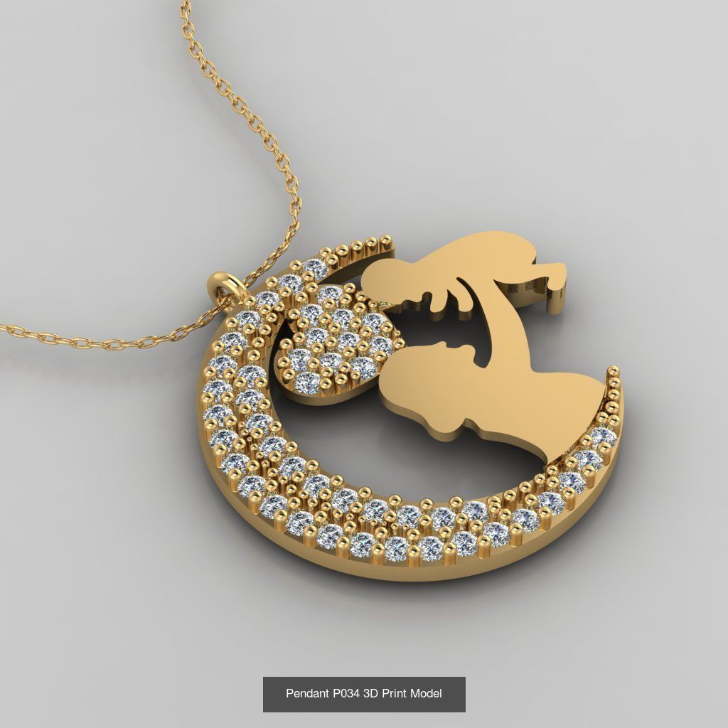 Mini Pendant 3D Print  51 Models 3D Model Collection_13