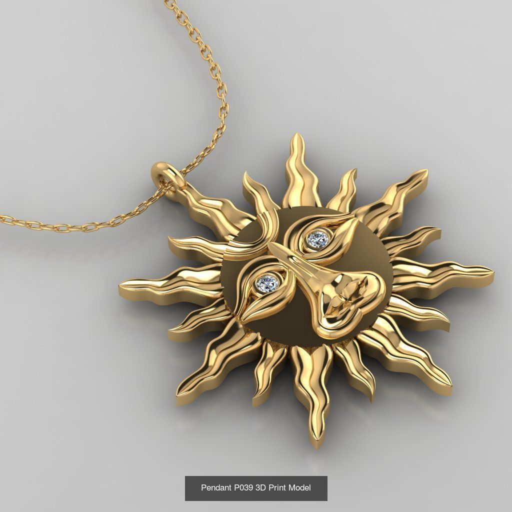 Mini Pendant 3D Print  51 Models 3D Model Collection_18