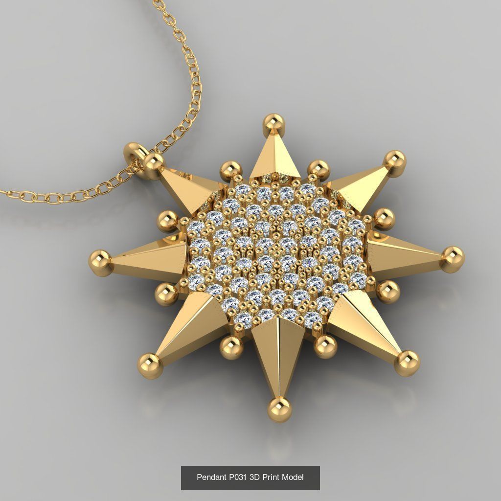 Mini Pendant 3D Print  51 Models 3D Model Collection_10