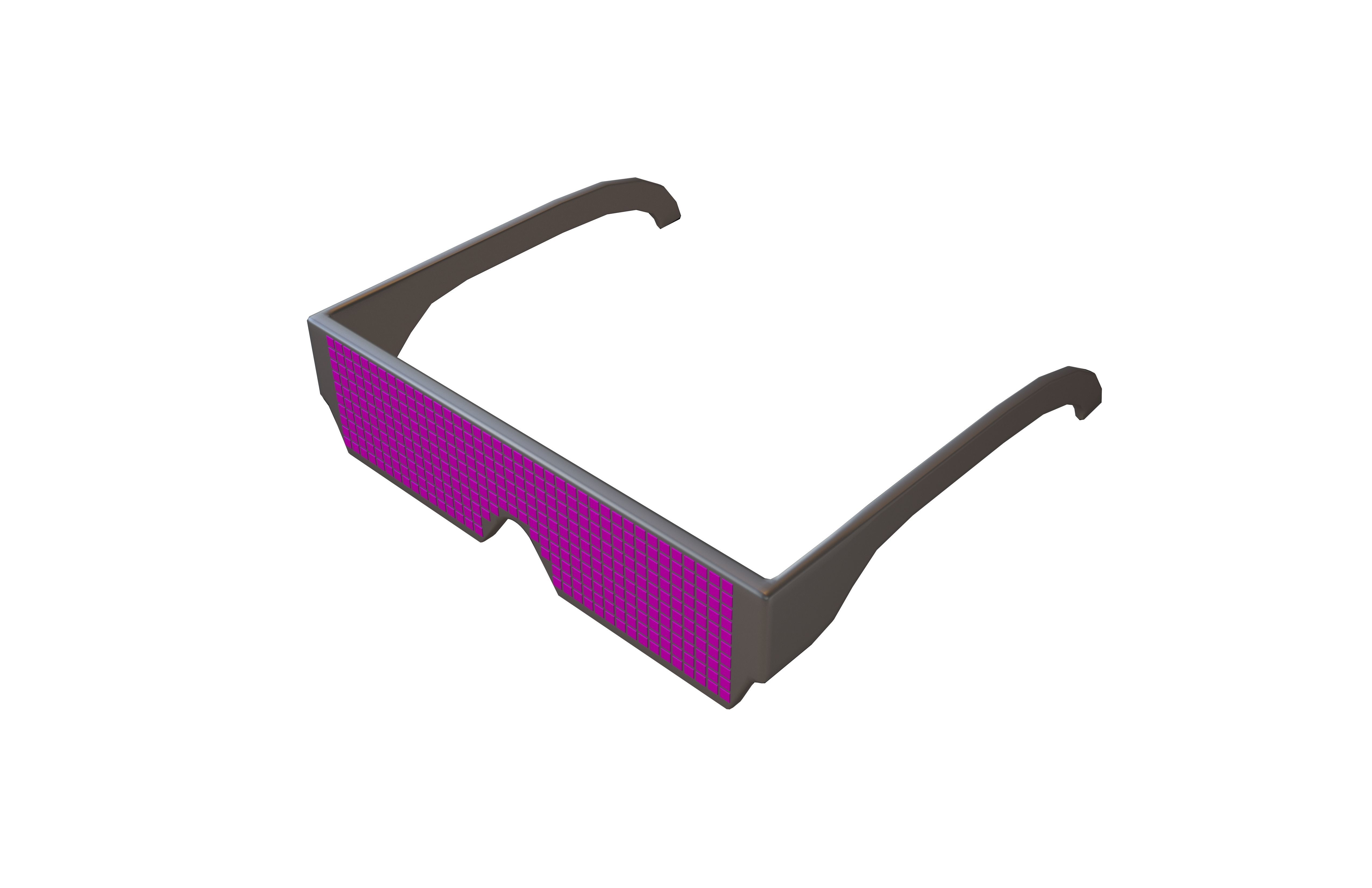 Future Technology Glasses v2 003 Low-poly 3D model_2