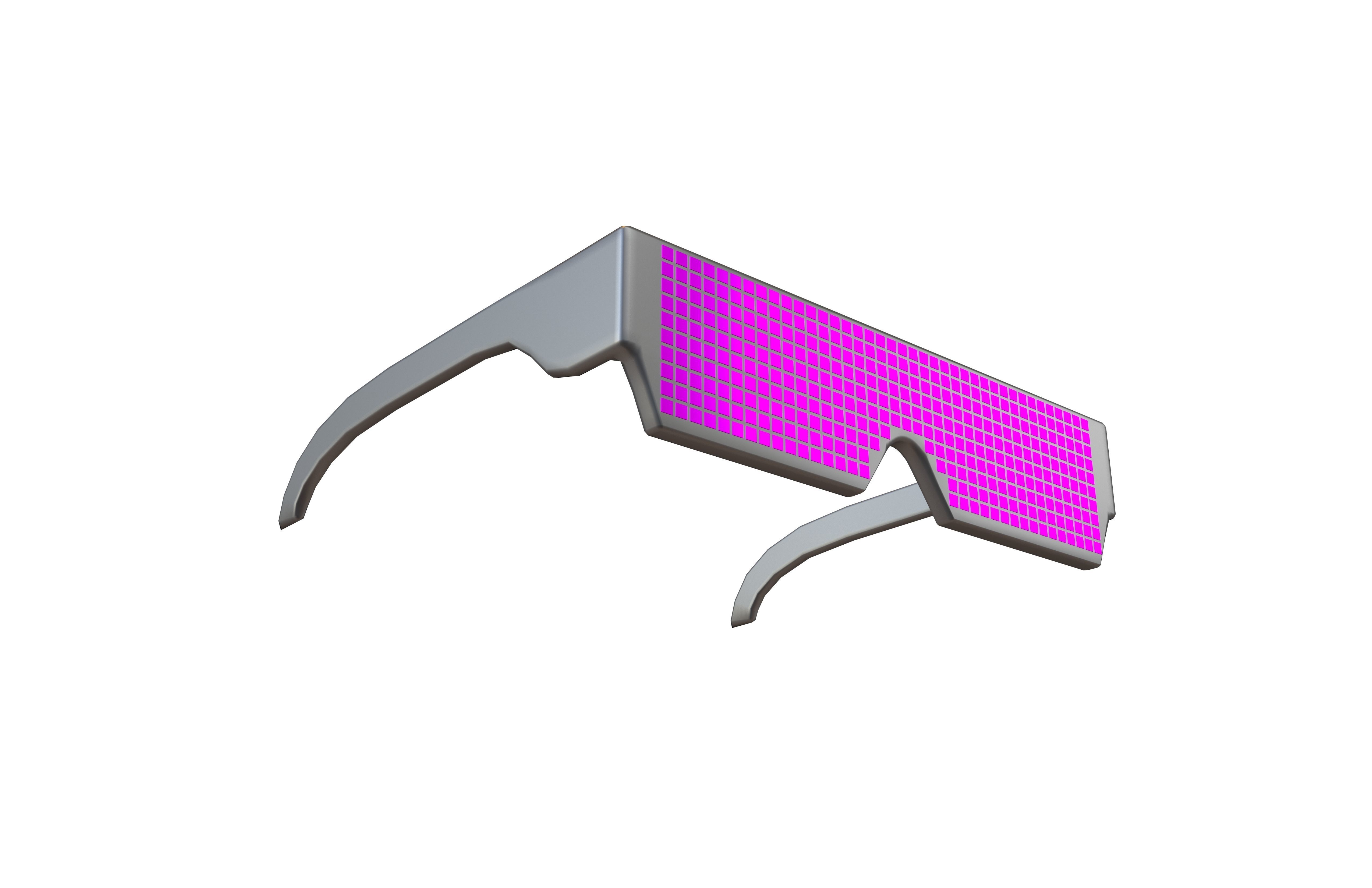 Future Technology Glasses v2 003 Low-poly 3D model_3