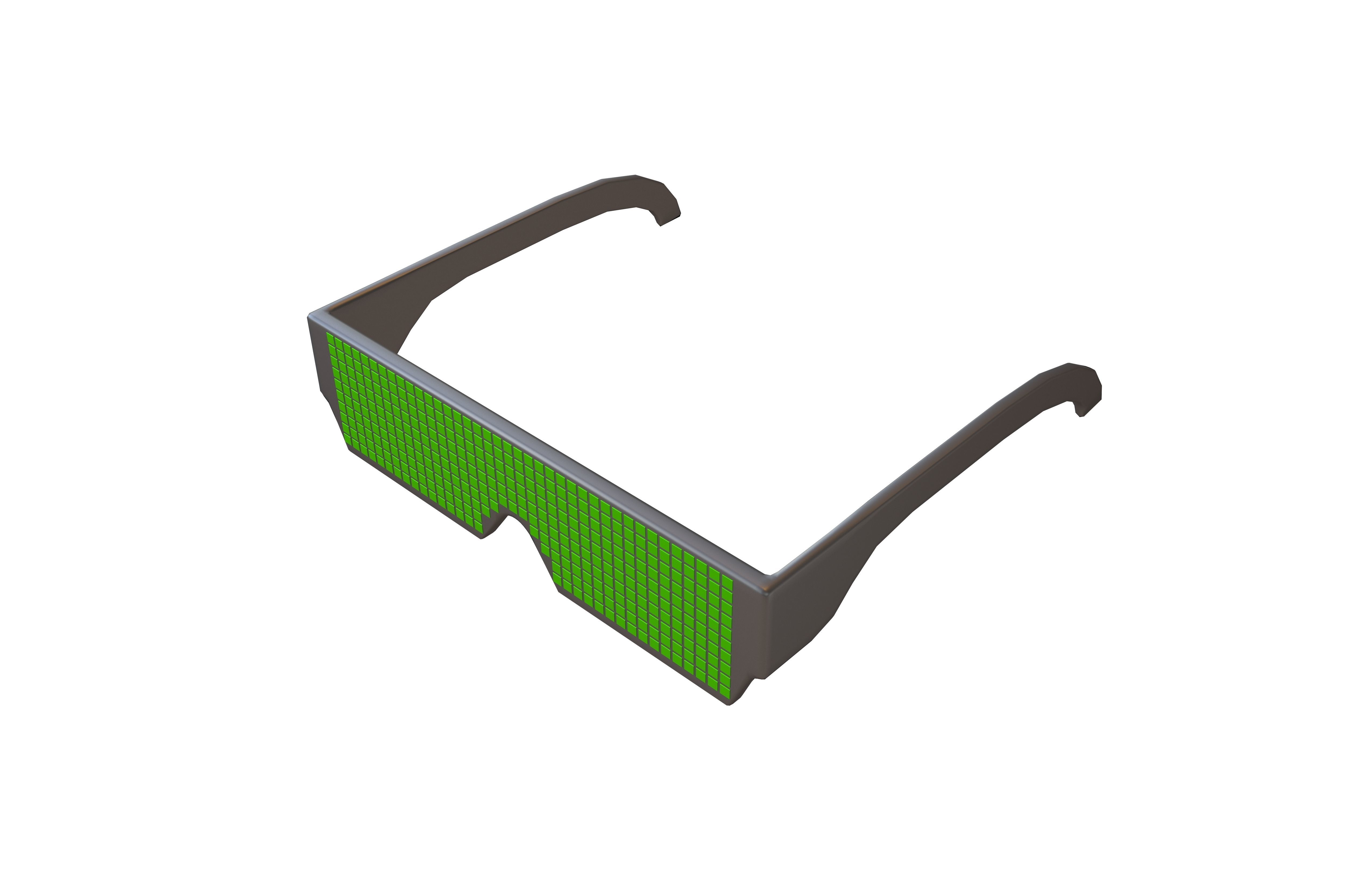 Future Technology Glasses v2 004 Low-poly 3D model_2