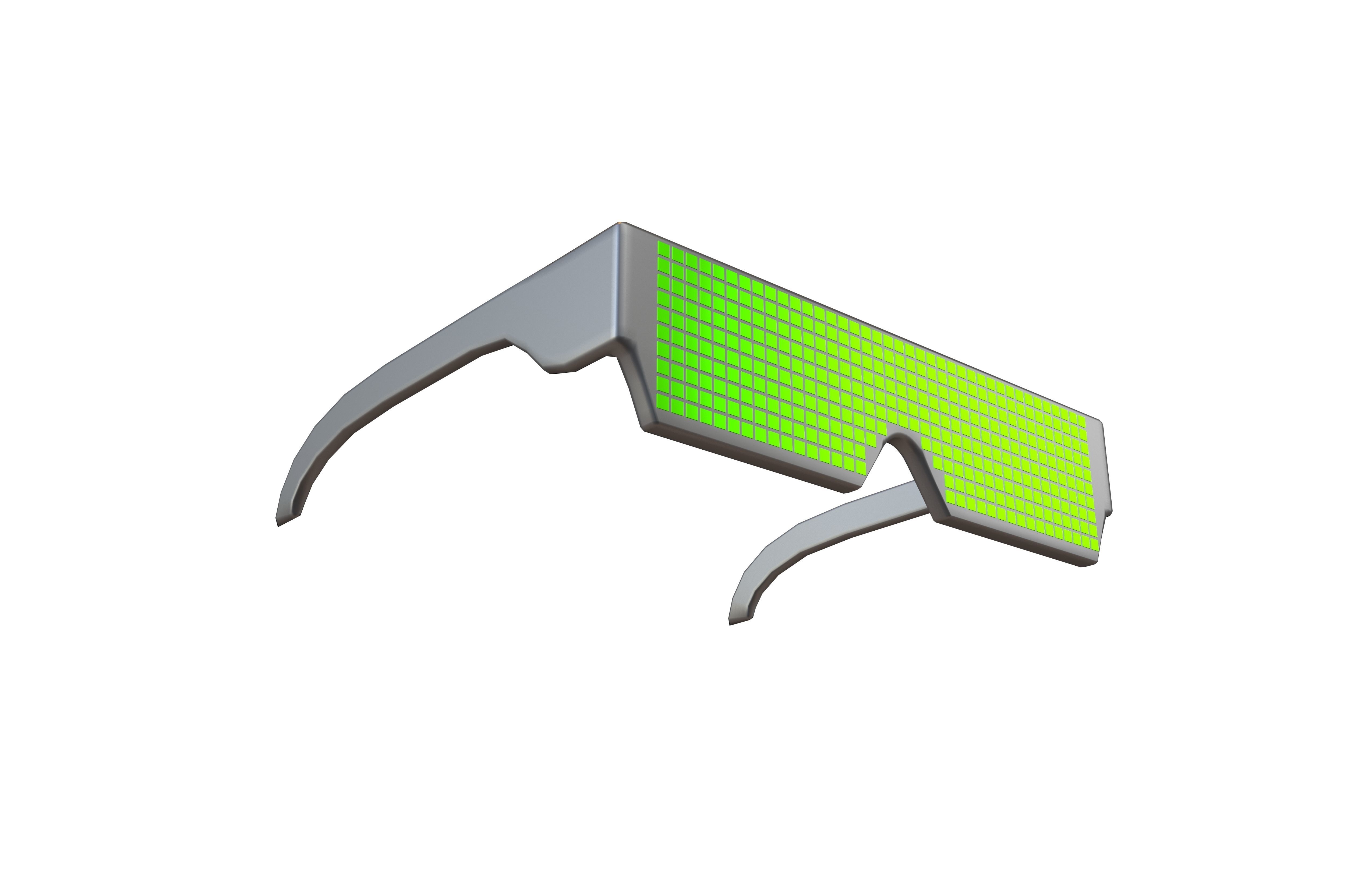 Future Technology Glasses v2 004 Low-poly 3D model_3