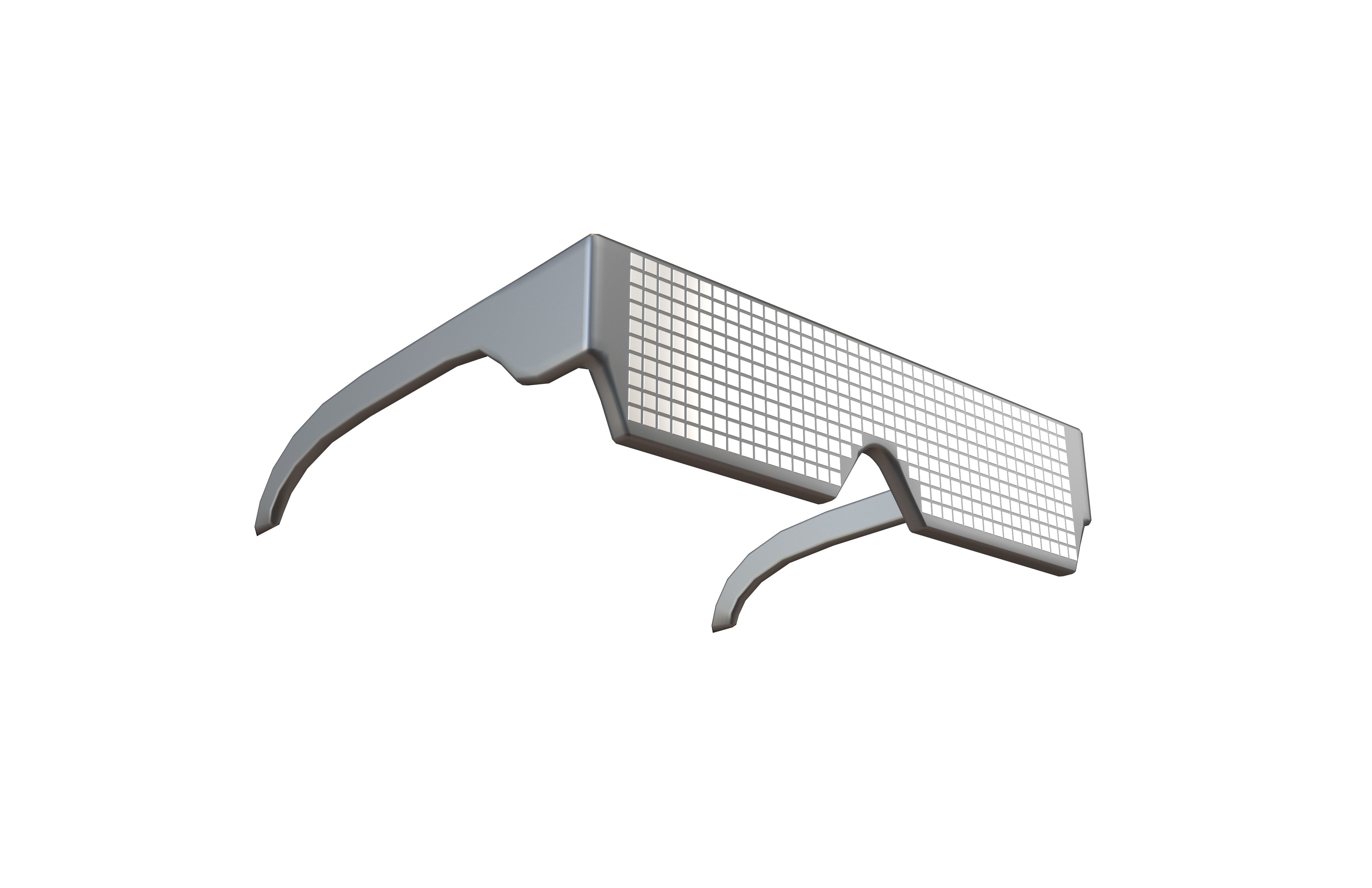 Future Technology Glasses v2 006 Low-poly 3D model_3