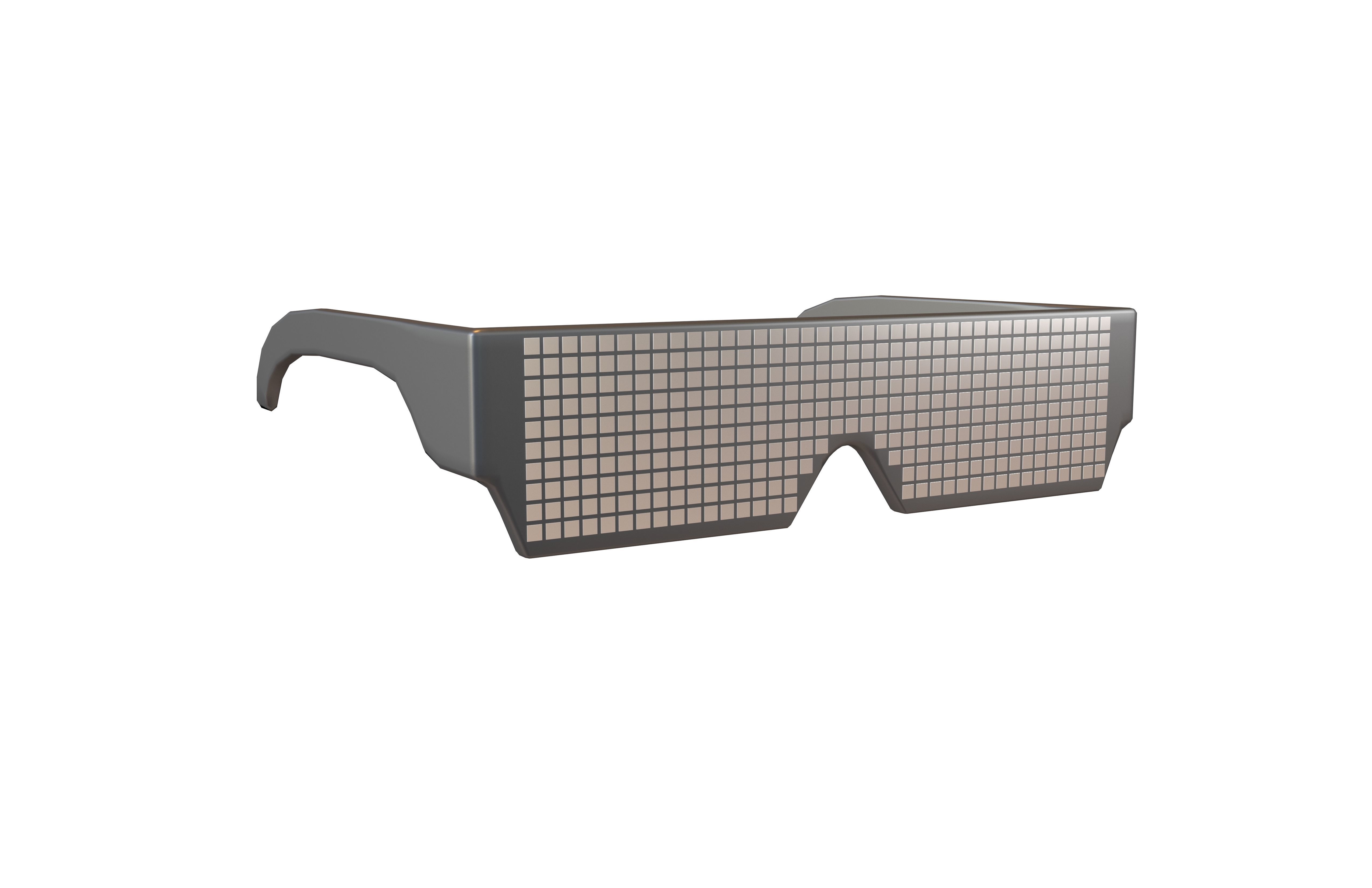 Future Technology Glasses v2 006 Low-poly 3D model_2