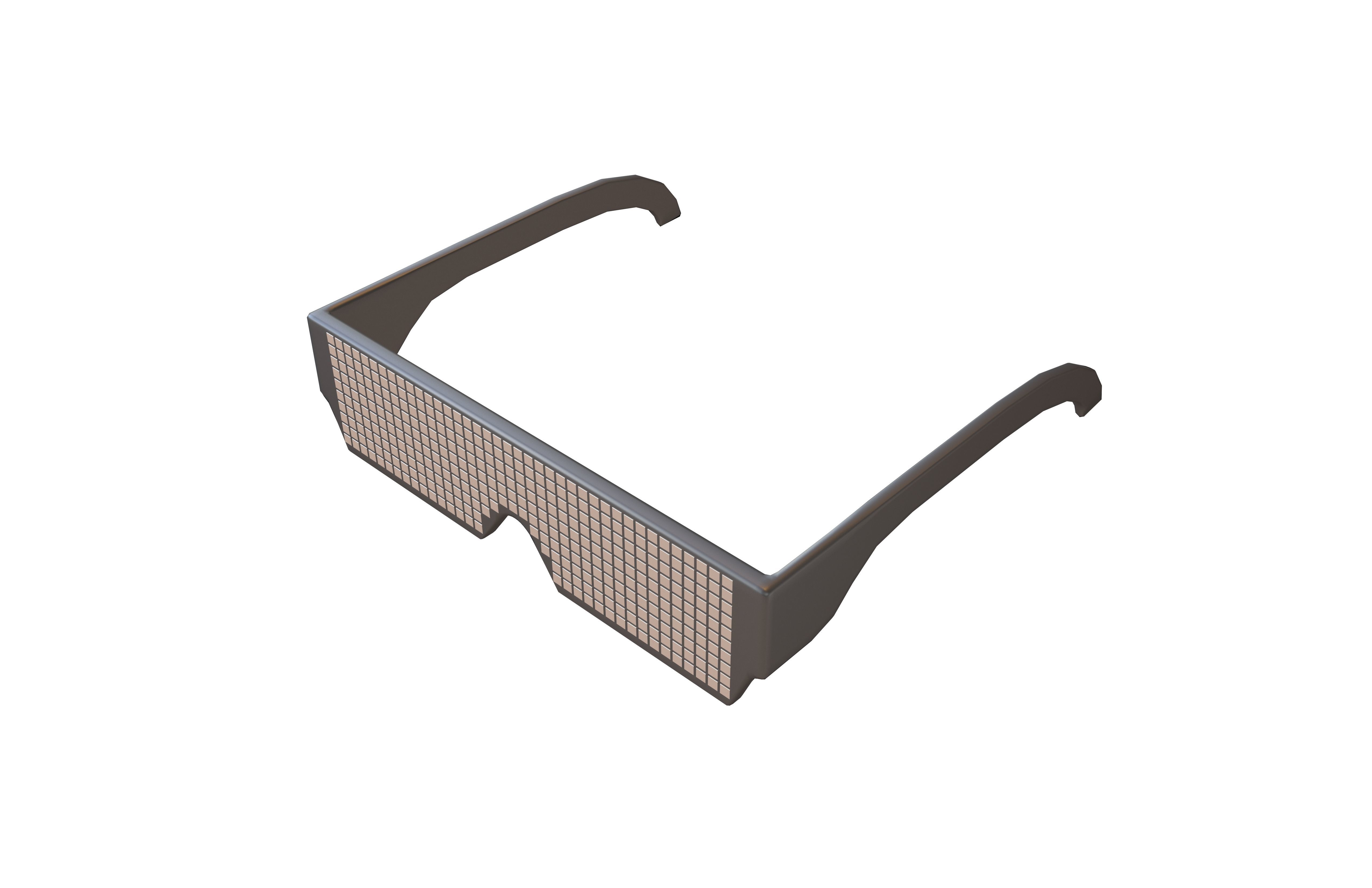 Future Technology Glasses v2 006 Low-poly 3D model_1