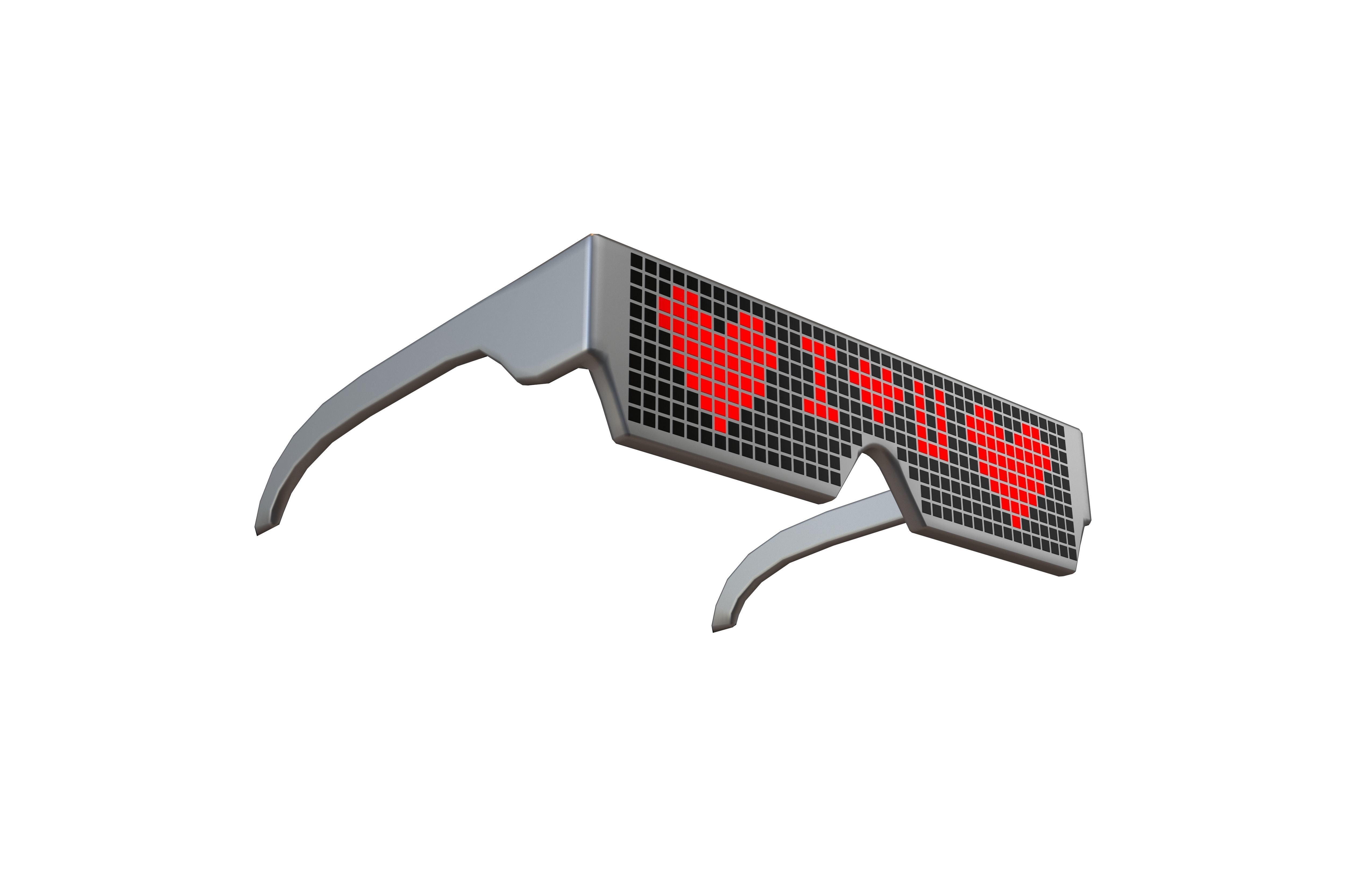 Future Technology Glasses v2 007 Low-poly 3D model_2