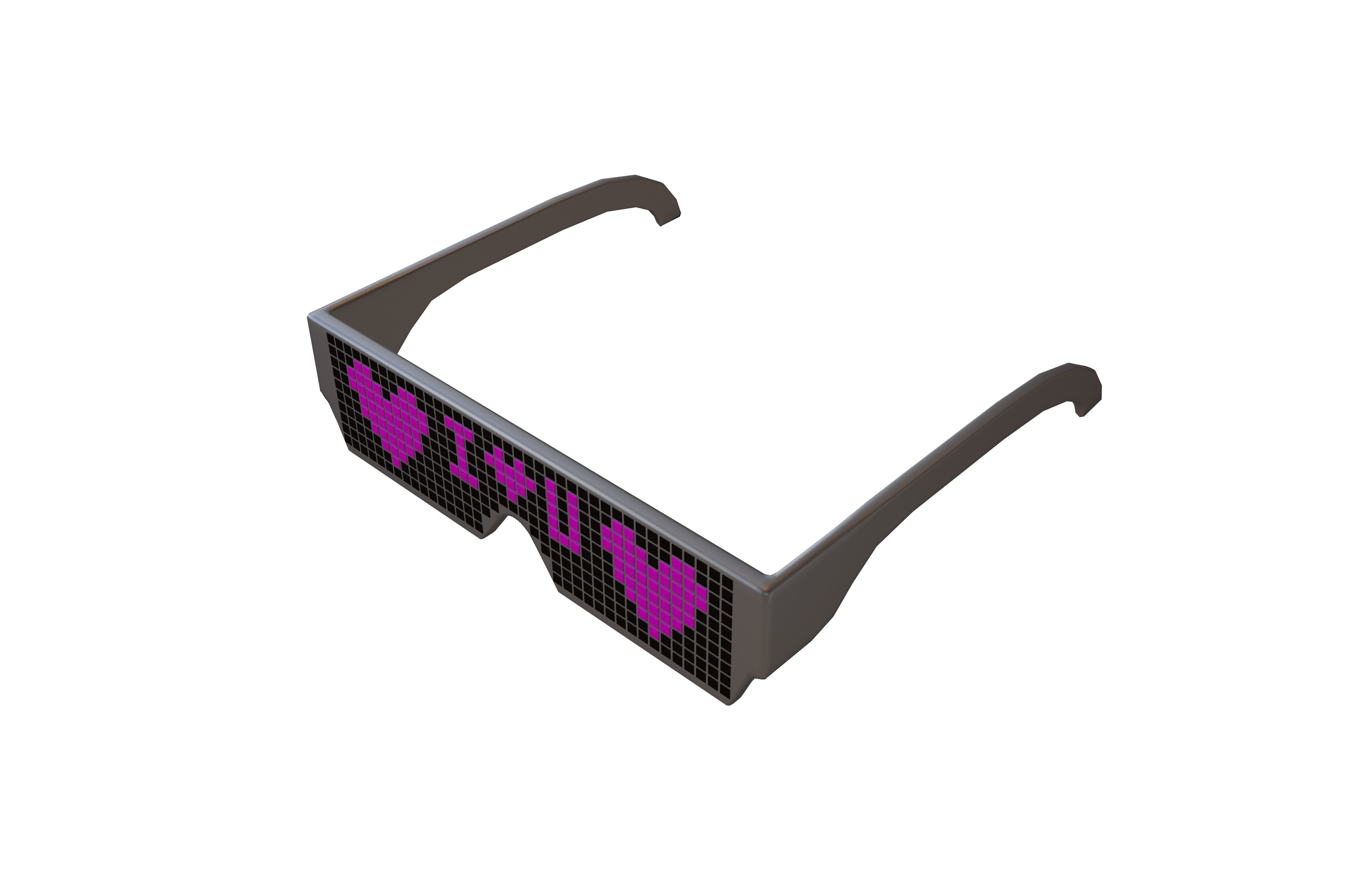 Future Technology Glasses v2 009 Low-poly 3D model_2