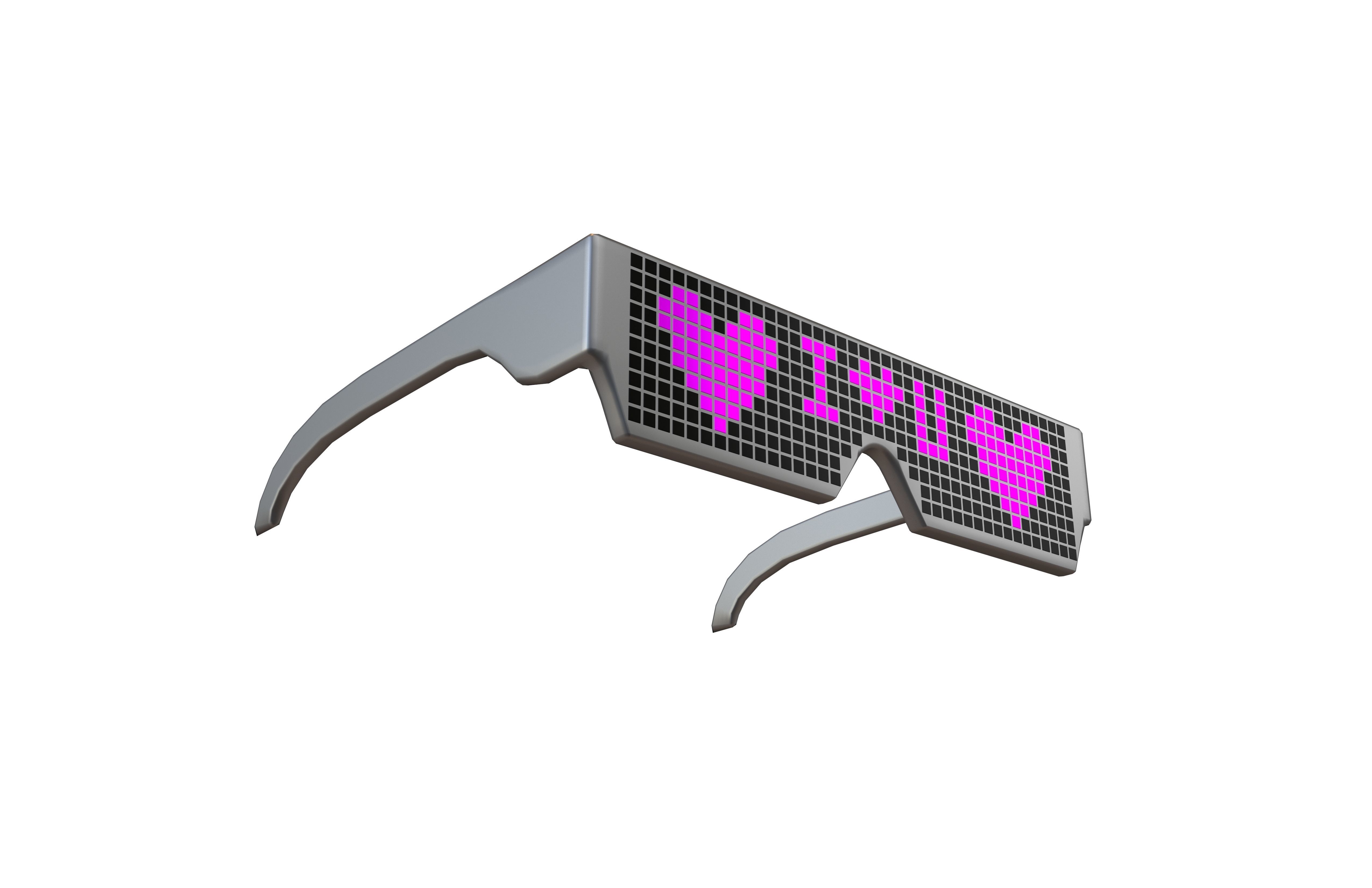 Future Technology Glasses v2 009 Low-poly 3D model_3