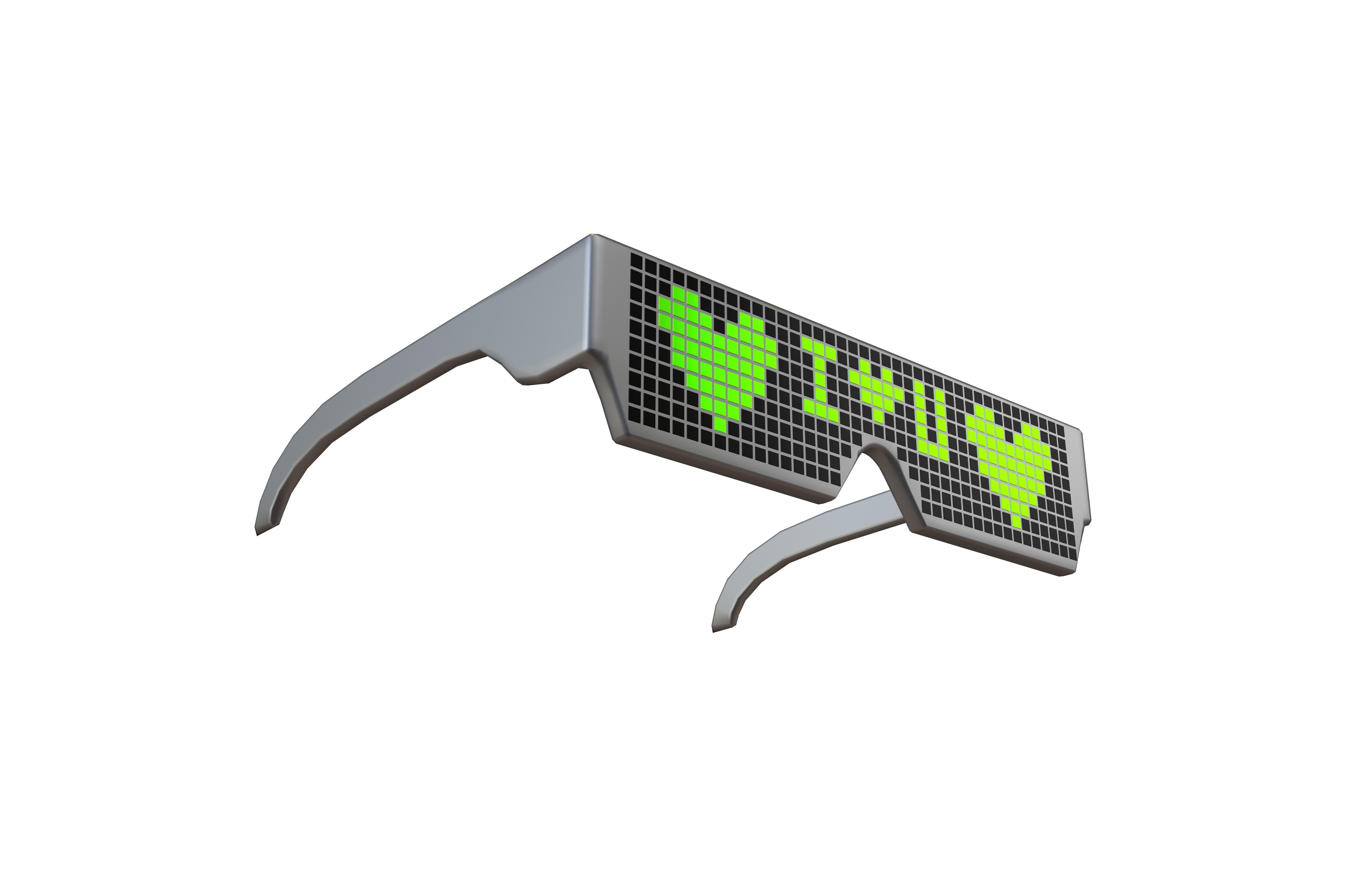 Future Technology Glasses v2 010 Low-poly 3D model_3