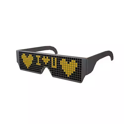 Future Technology Glasses v2 011 Low-poly 3D model Future Technology Glasses v2 011 Low-poly 3D model