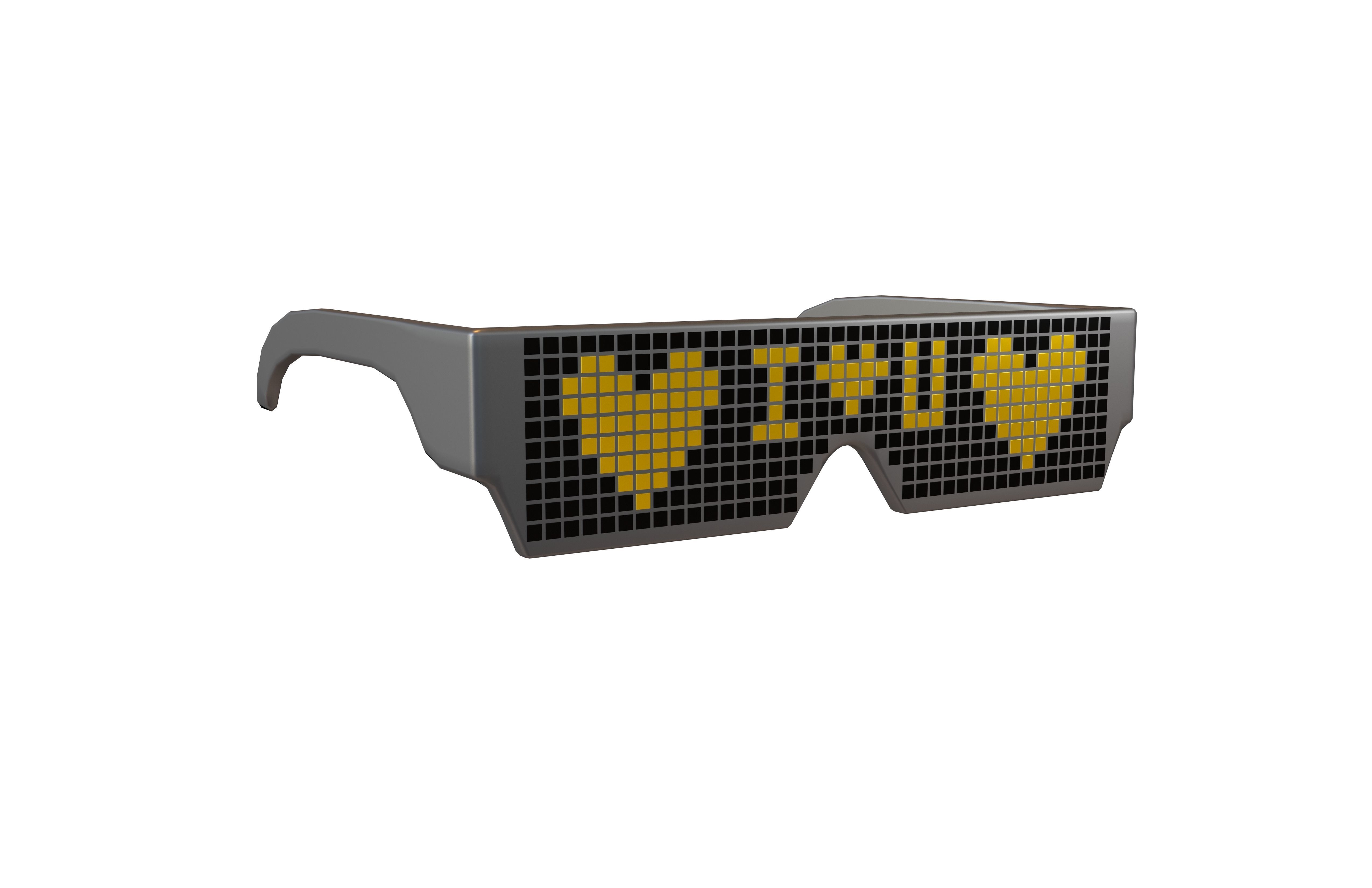 Future Technology Glasses v2 011 Low-poly 3D model_1