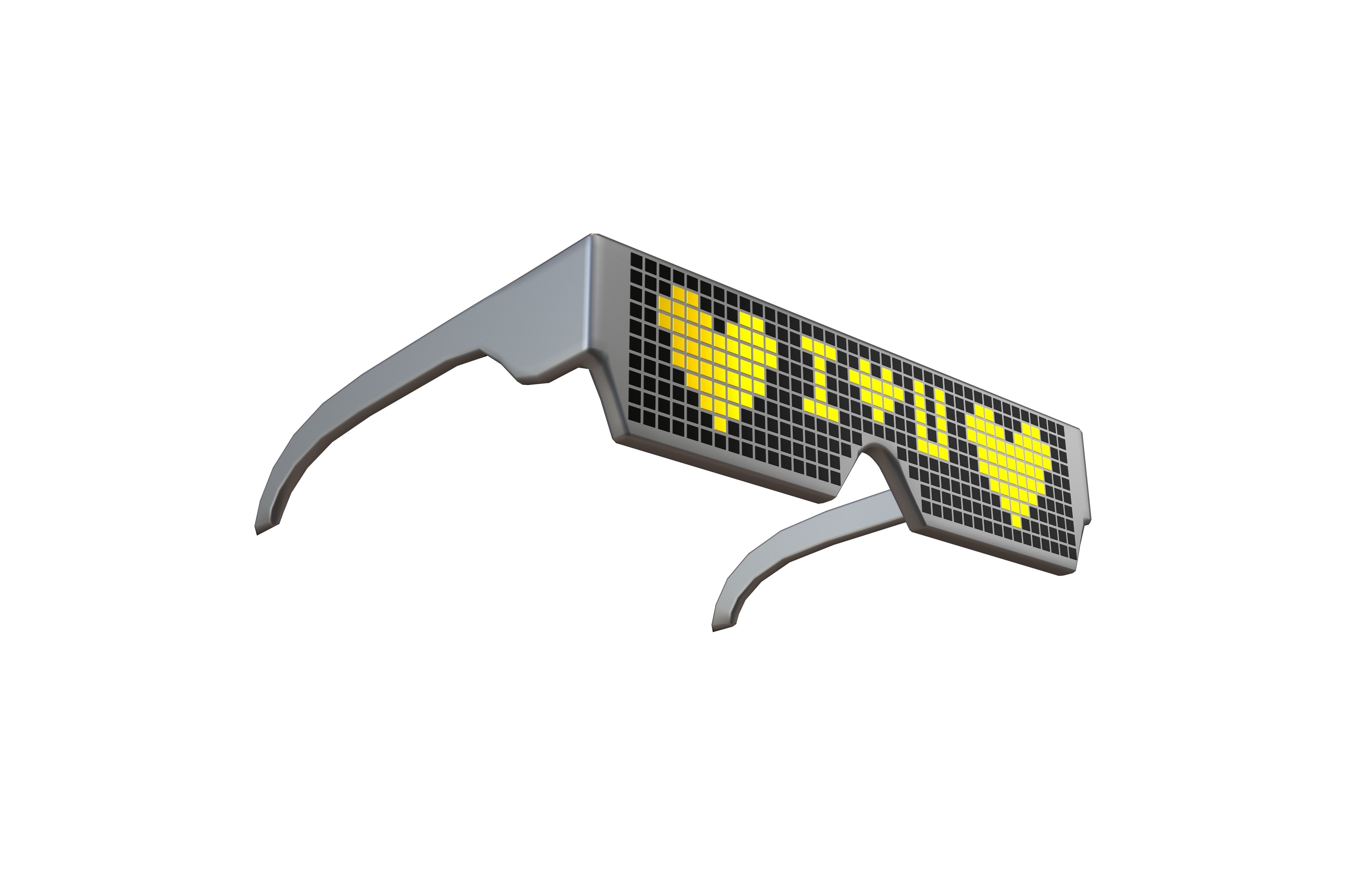 Future Technology Glasses v2 011 Low-poly 3D model_3