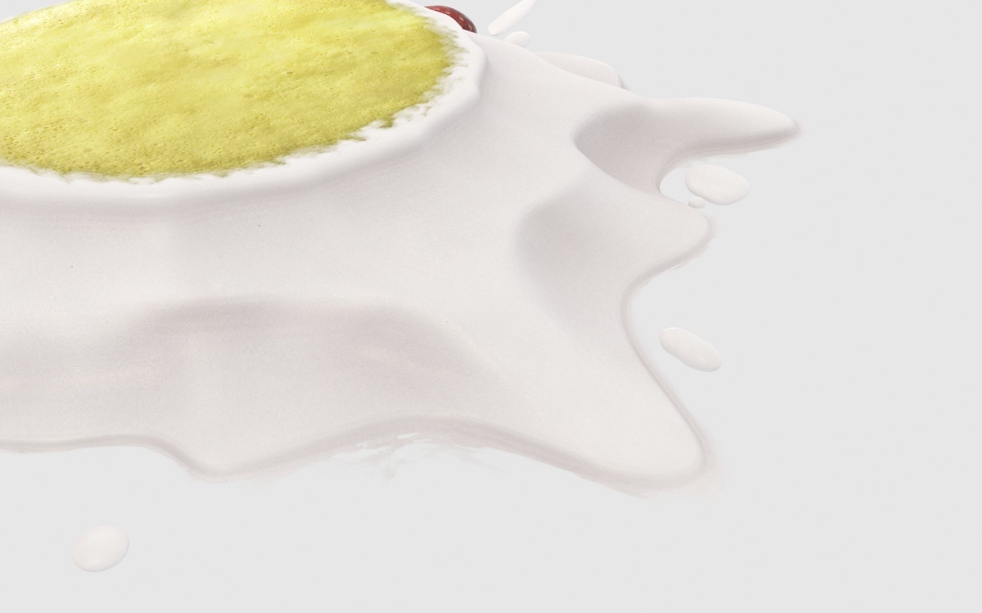 Broken stawberry cake 3D model_18