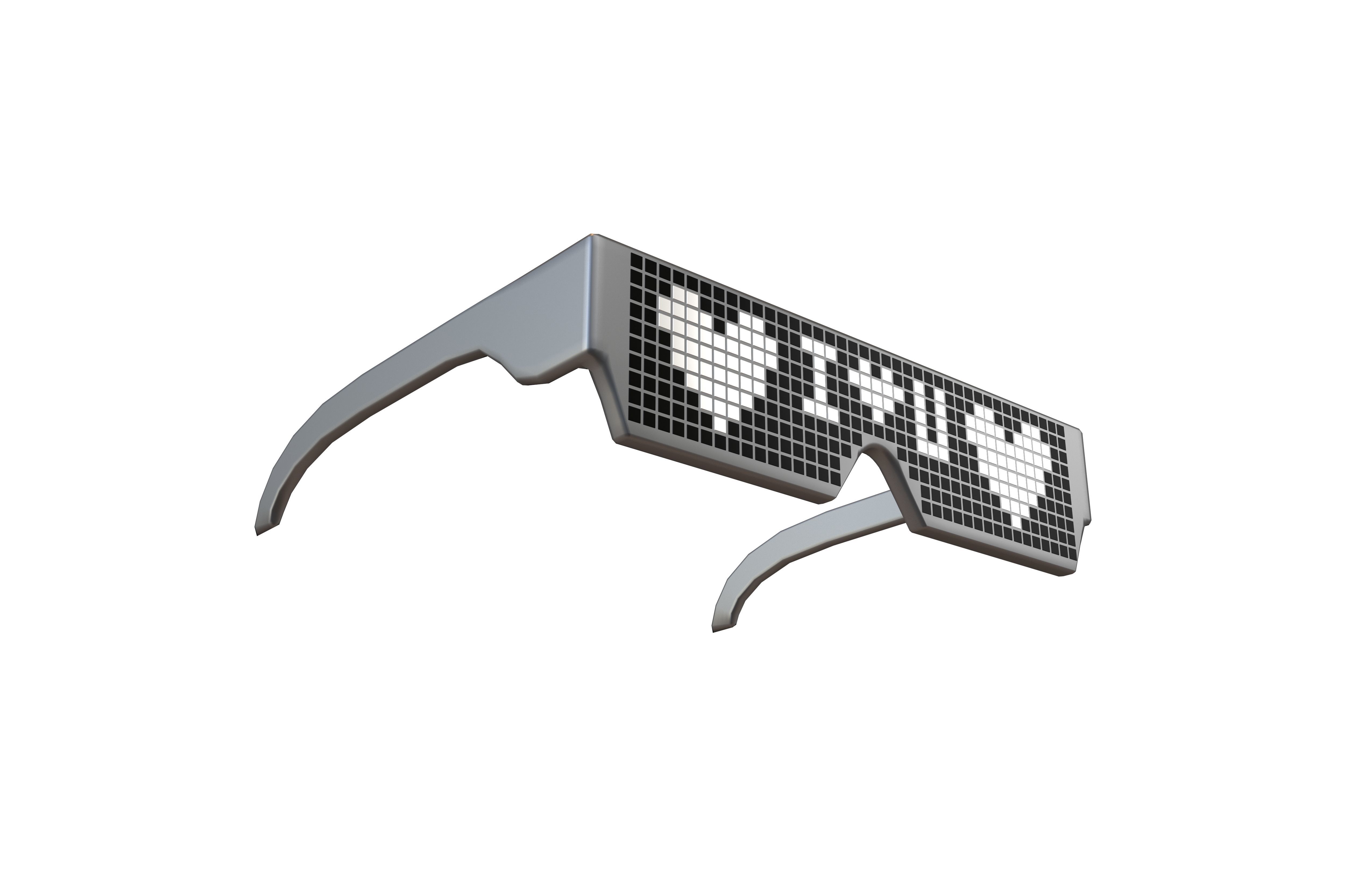 Future Technology Glasses v2 012 Low-poly 3D model_2