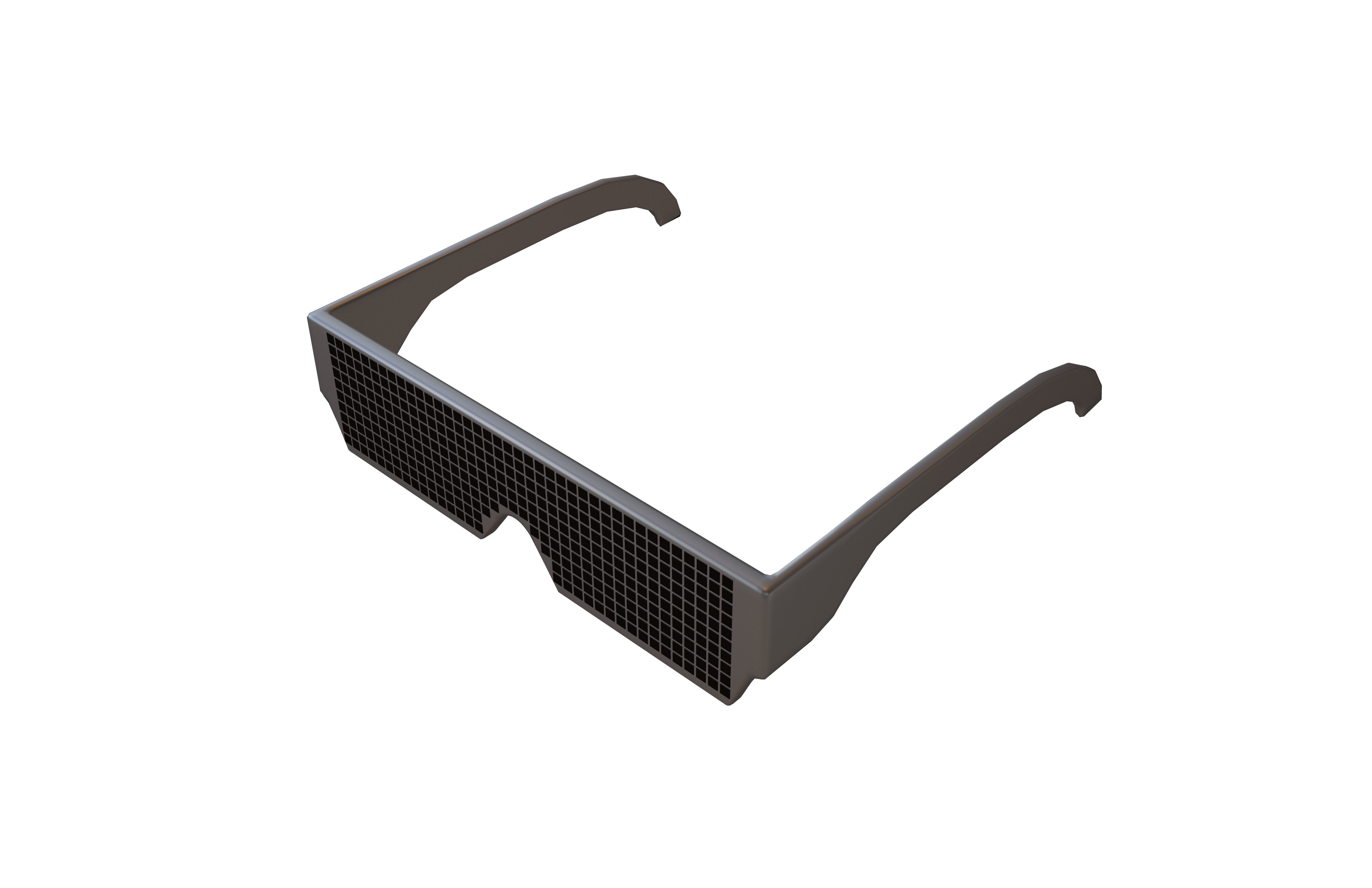 Future Technology Glasses v2 013 Low-poly 3D model_2