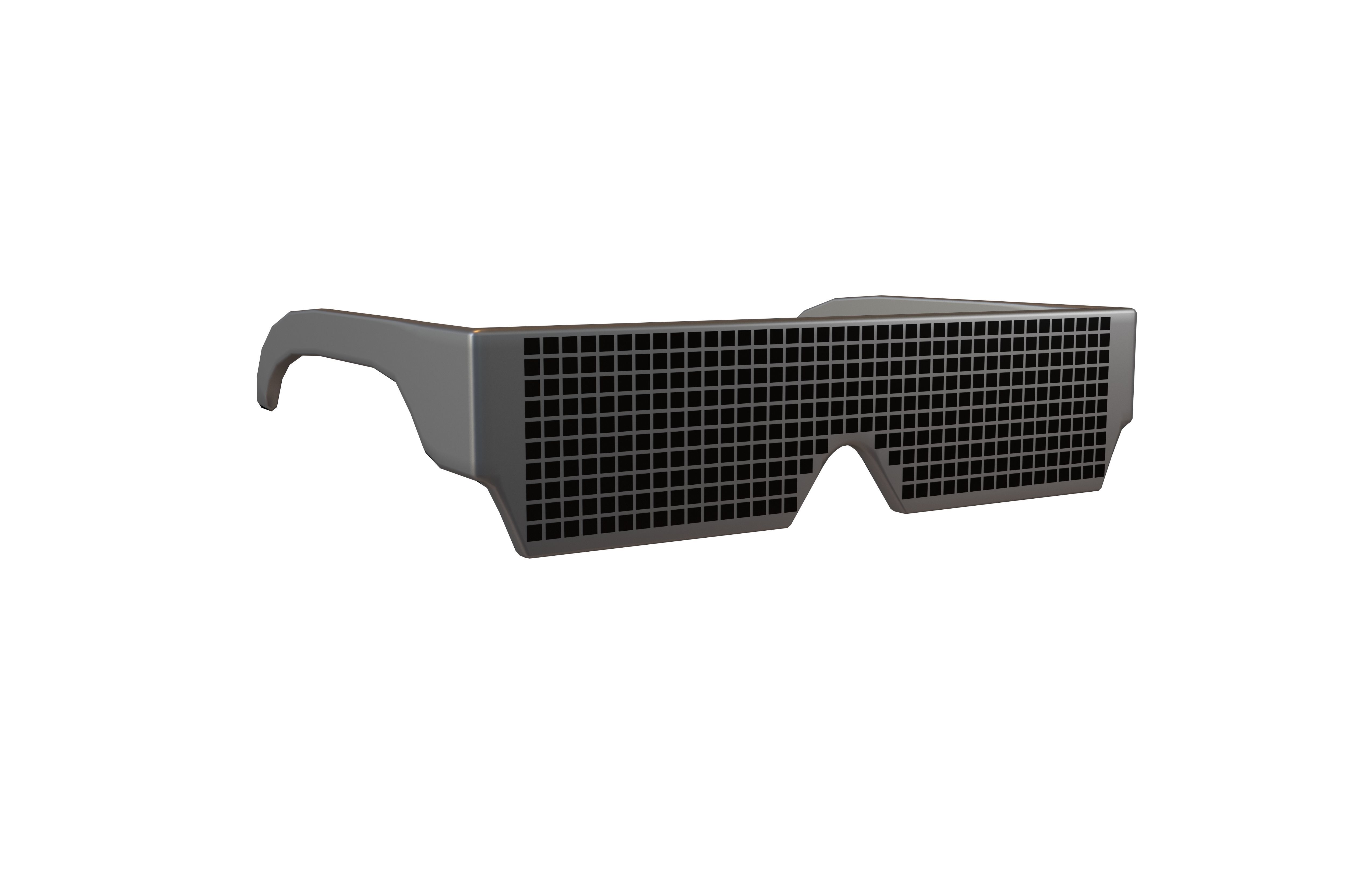 Future Technology Glasses v2 013 Low-poly 3D model_1