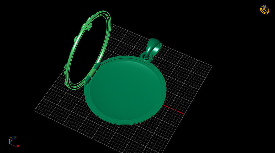 life tree pendant 3D print model_4