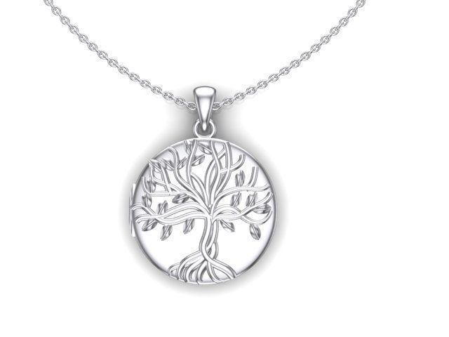 life tree pendant 3D print model_1