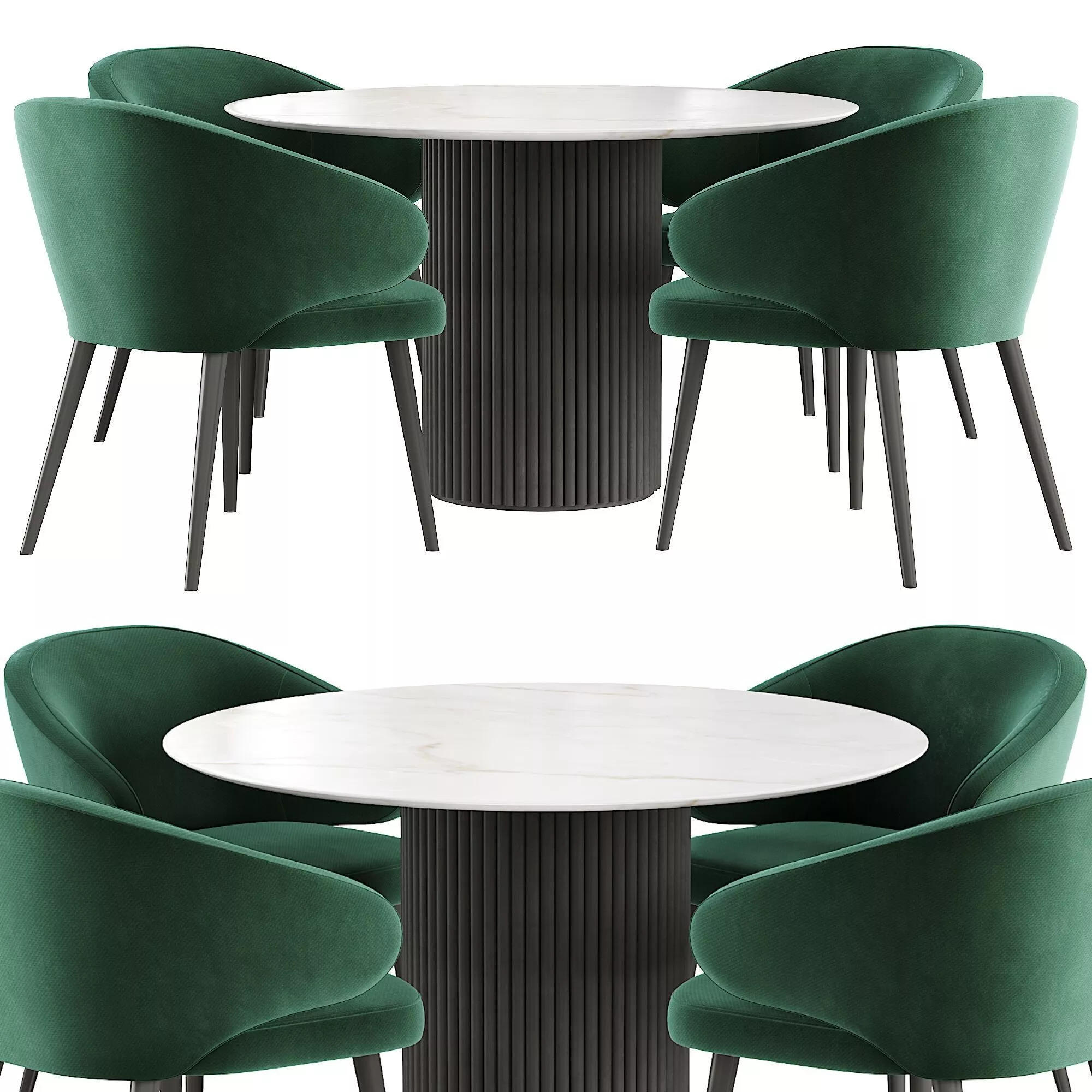 Deep House Bilbao Palais Royal dining table 3D model