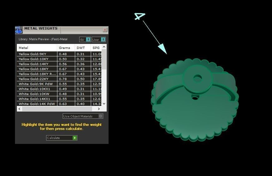 lock for stud earrings 3D print model_4