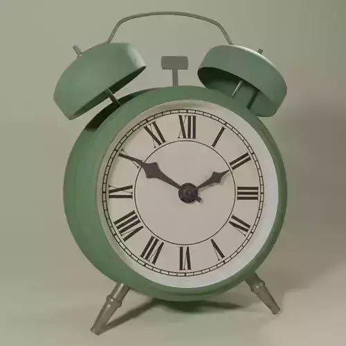Alarm clock green