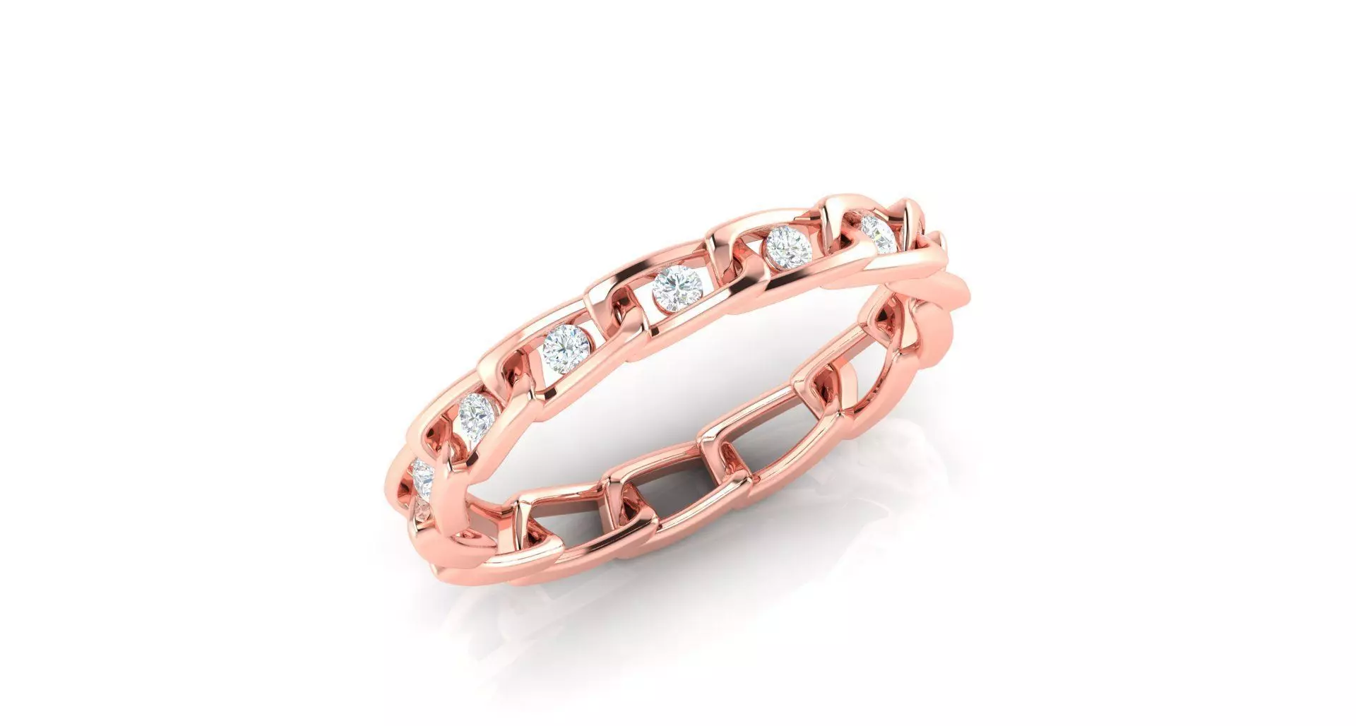 Women Diamond Rings 3dm stl render-1 details 3D print model_0