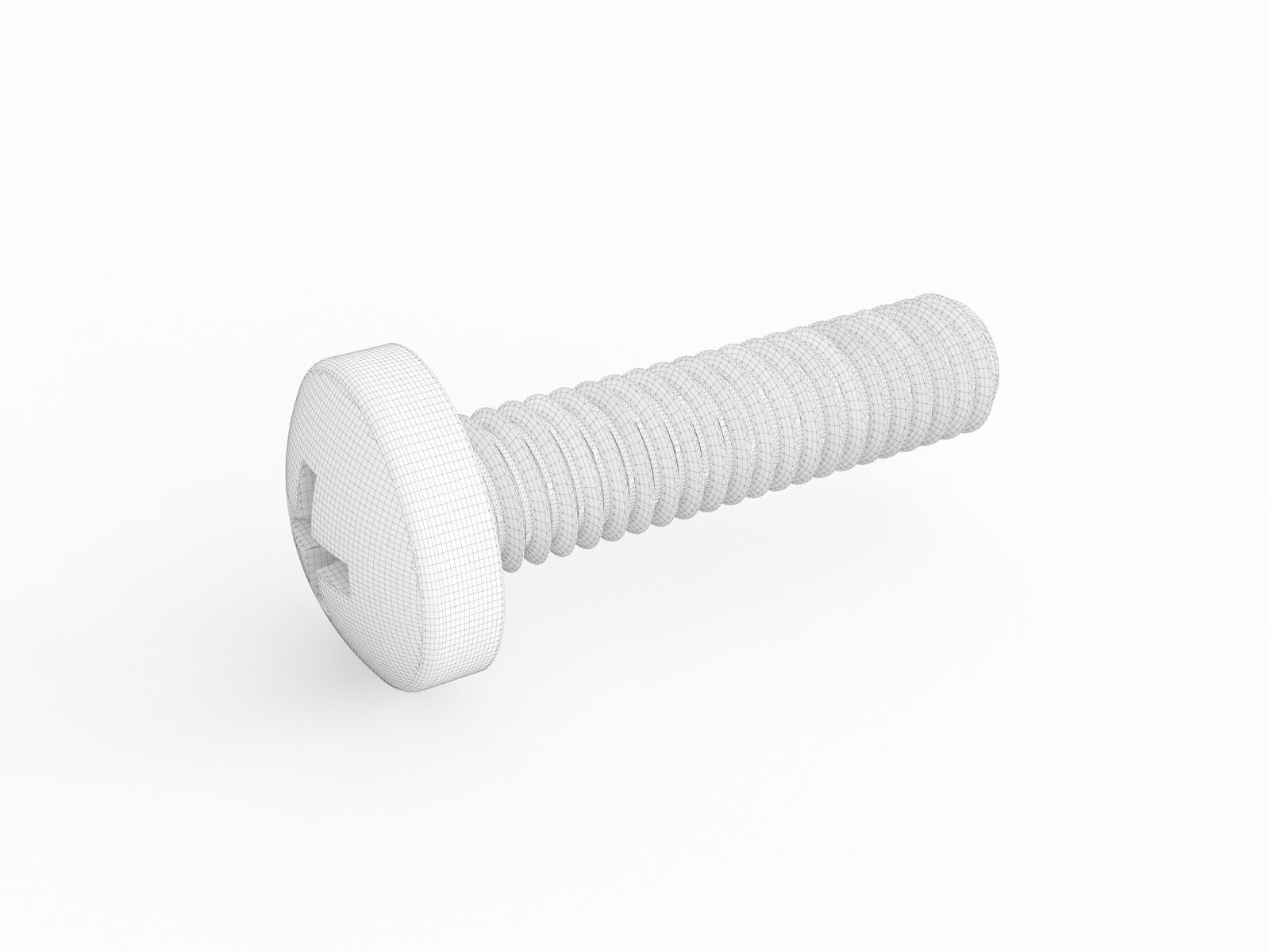 Screw 108 3D model_1