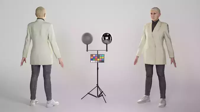 Attractive mature woman ready for animation 316