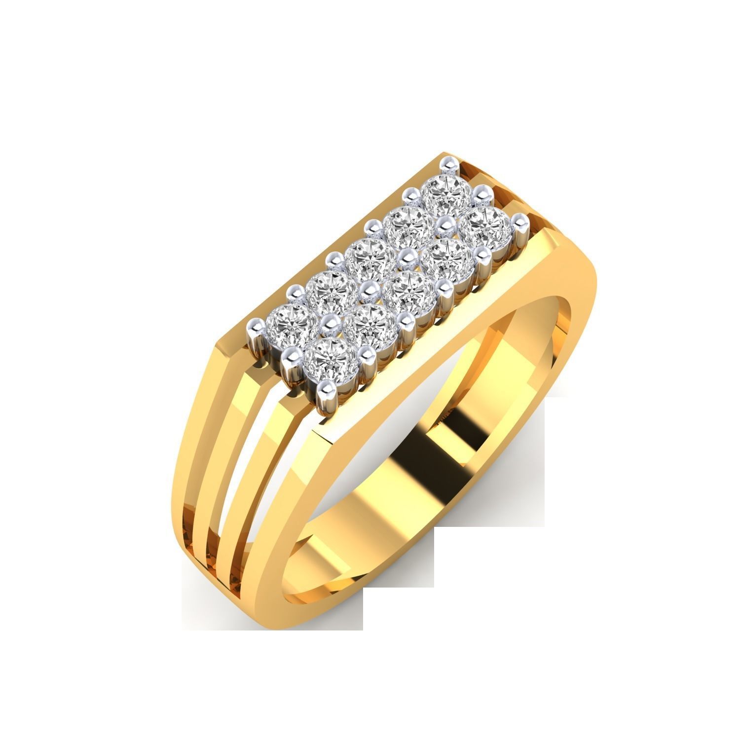 Gents ring - 1075 3D print model_18