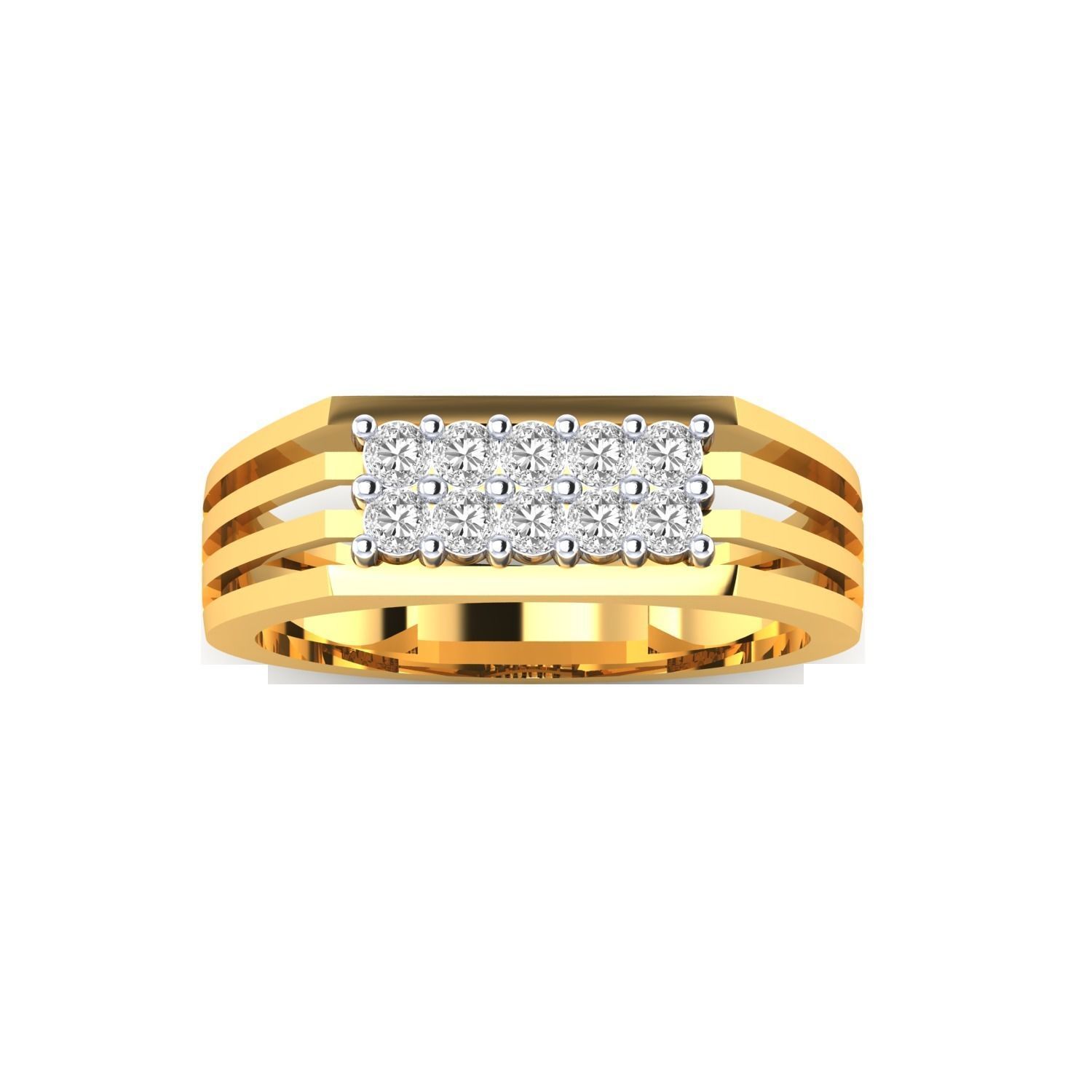 Gents ring - 1075 3D print model_22