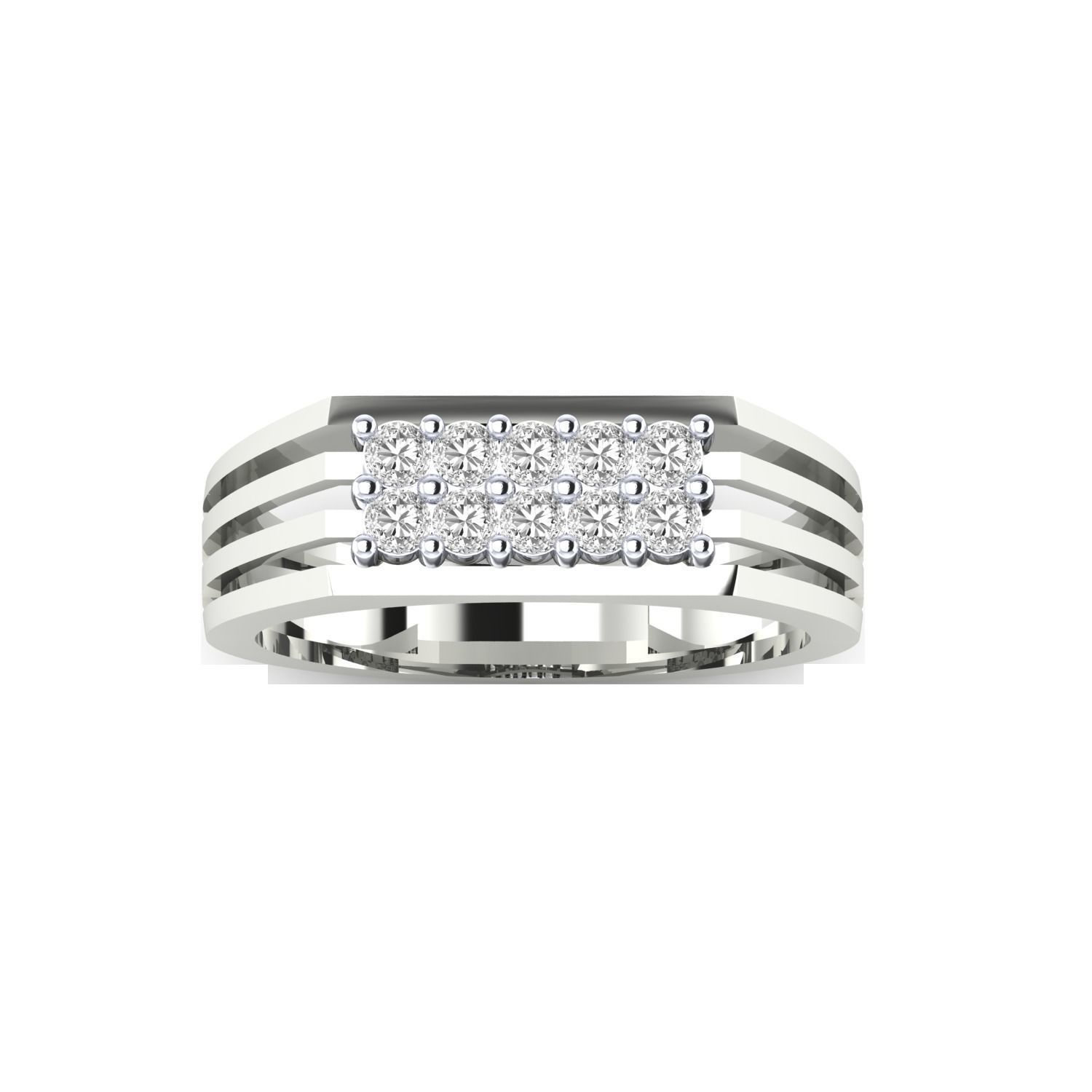 Gents ring - 1075 3D print model_14