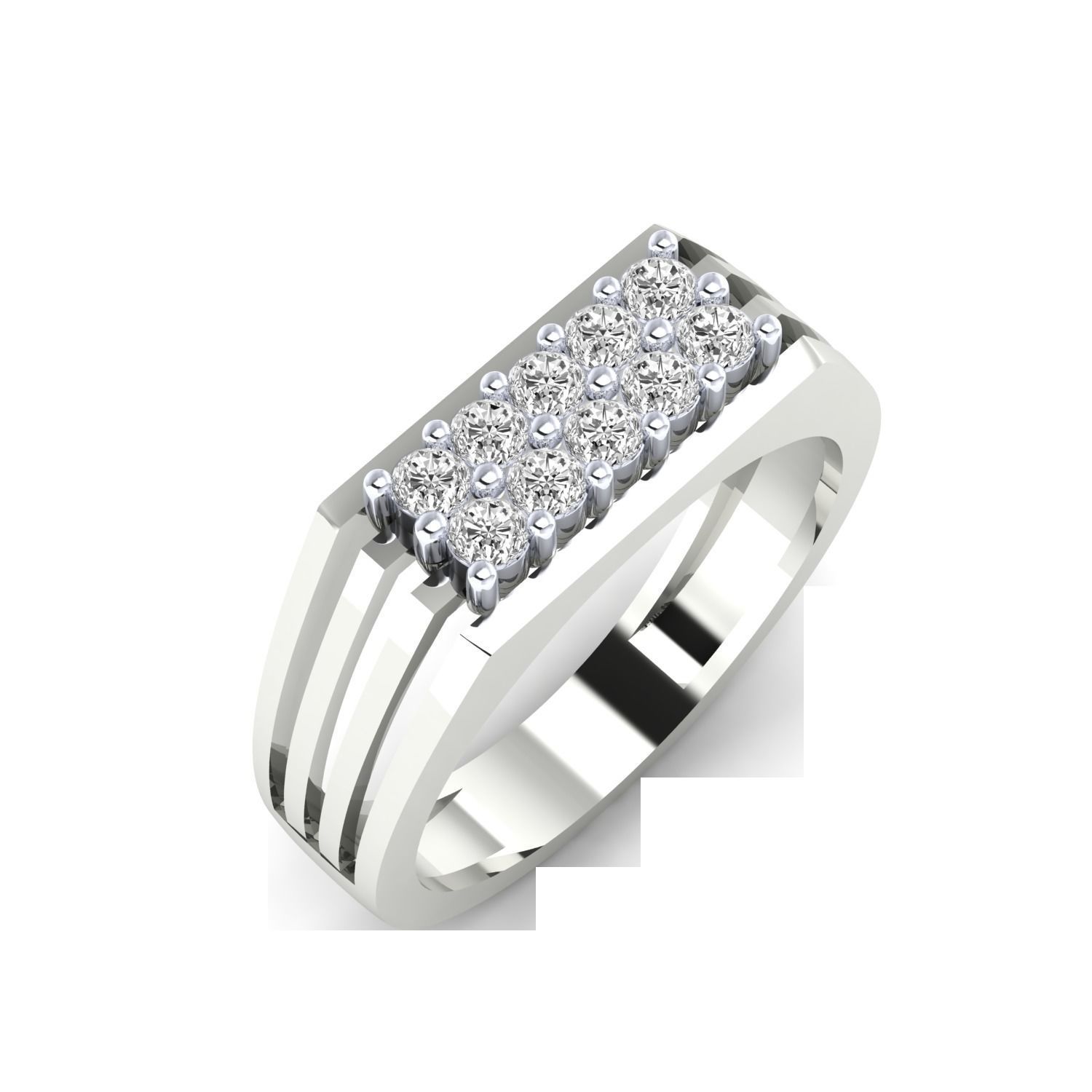 Gents ring - 1075 3D print model_10