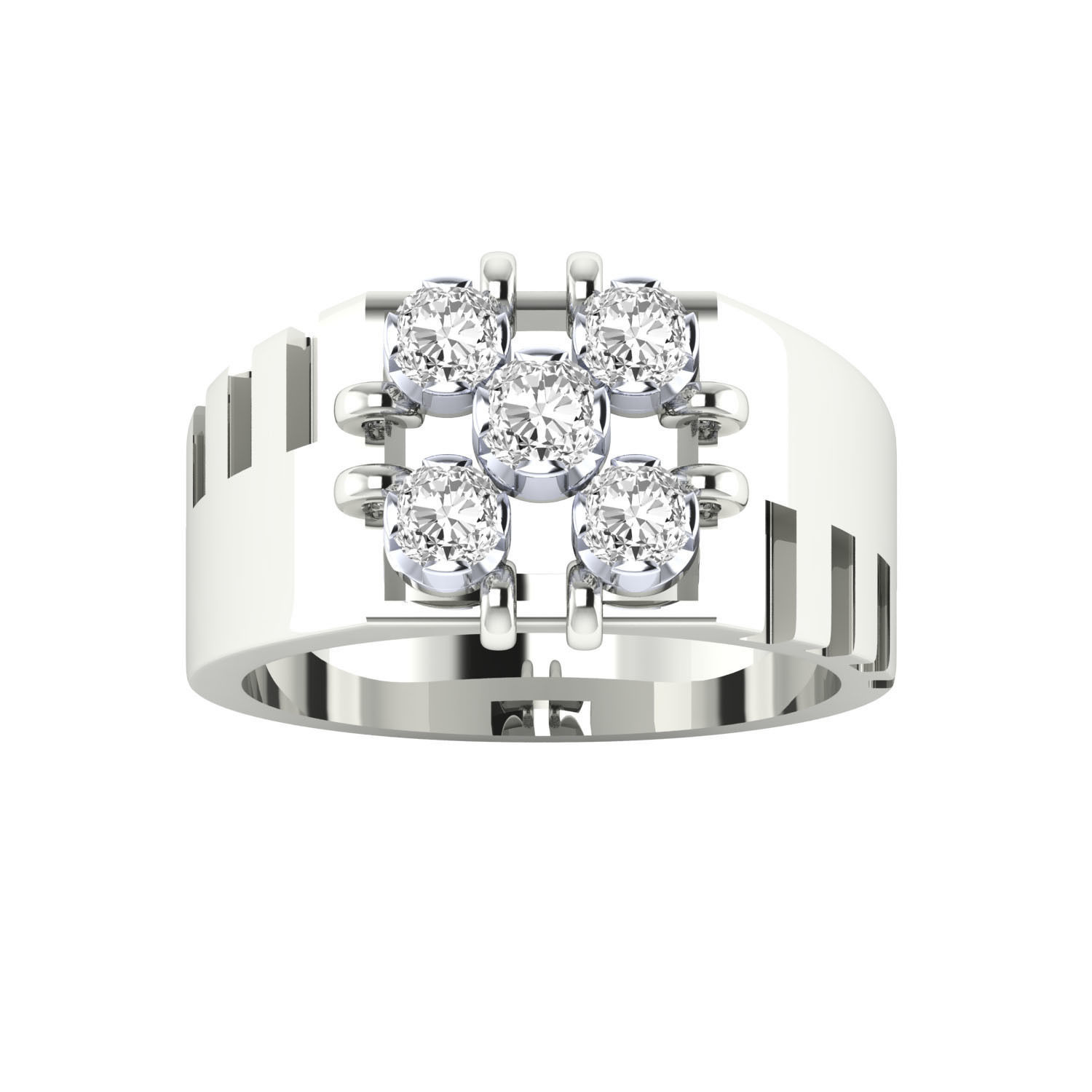 Gents ring - 1041 3D print model_12