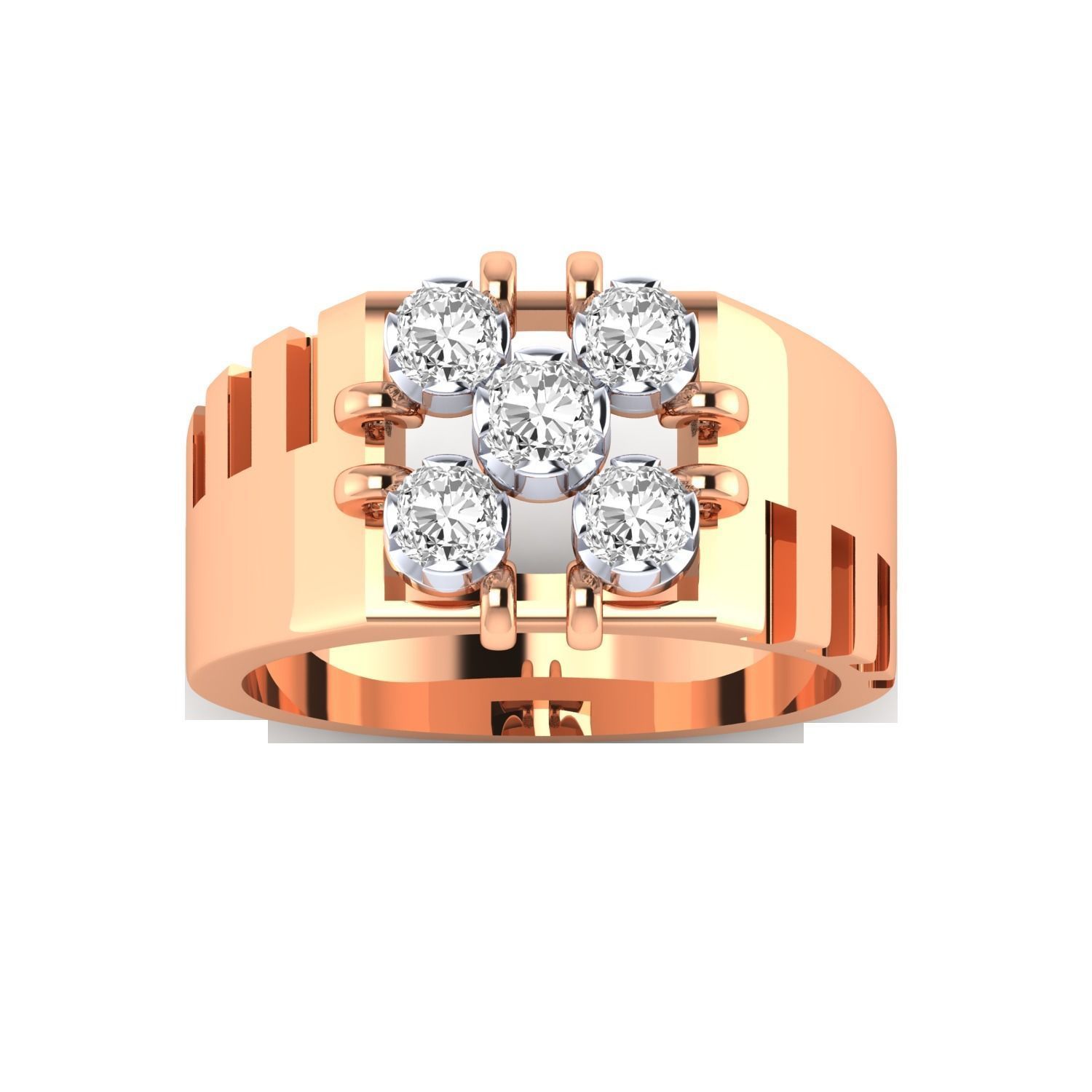 Gents ring - 1041 3D print model_5