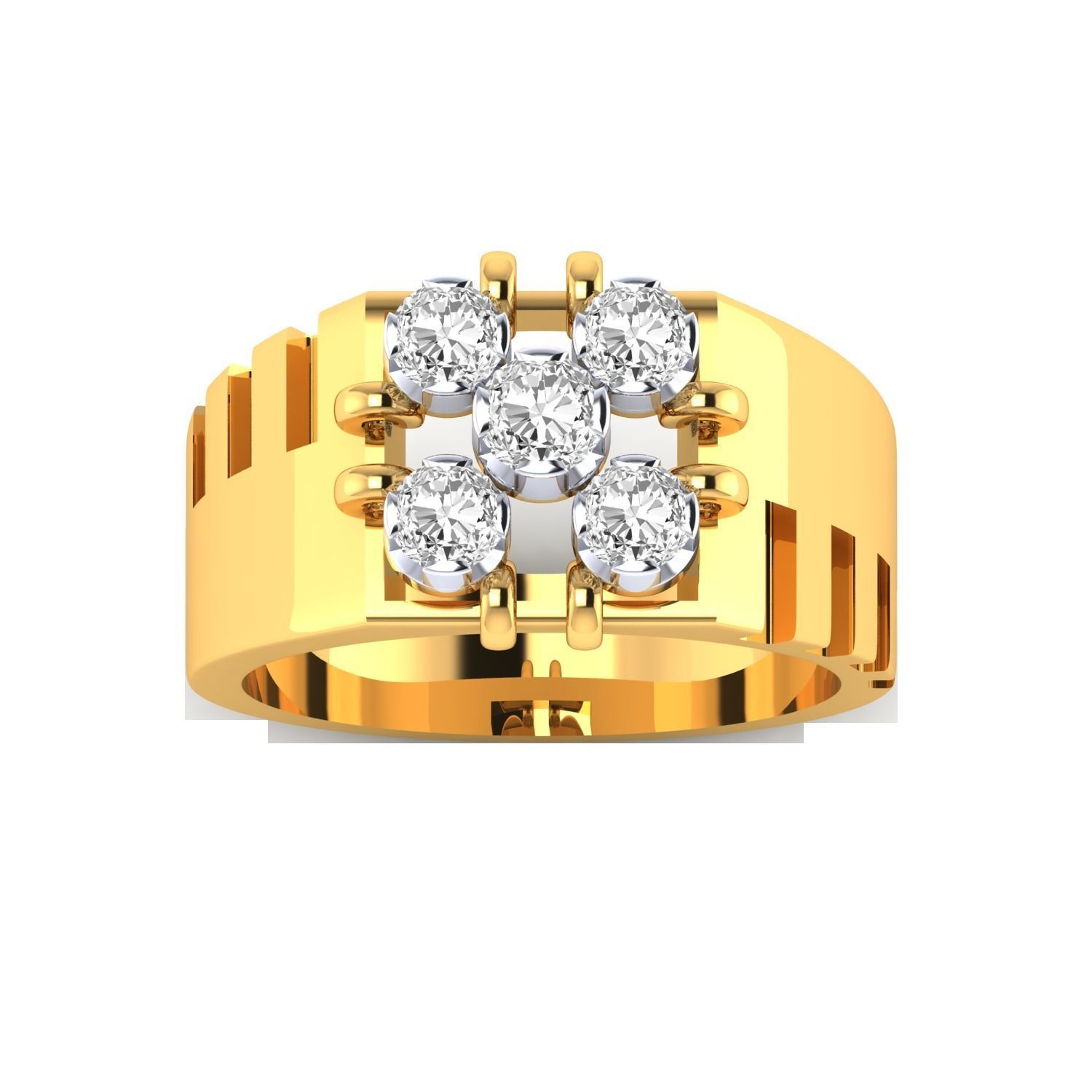 Gents ring - 1041 3D print model_21