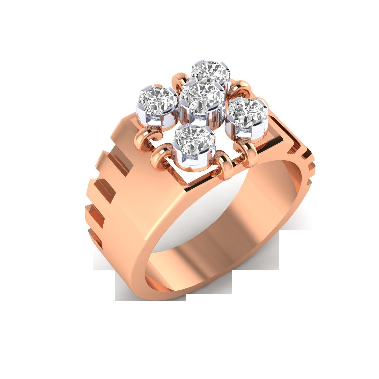 Gents ring - 1041 3D print model_1