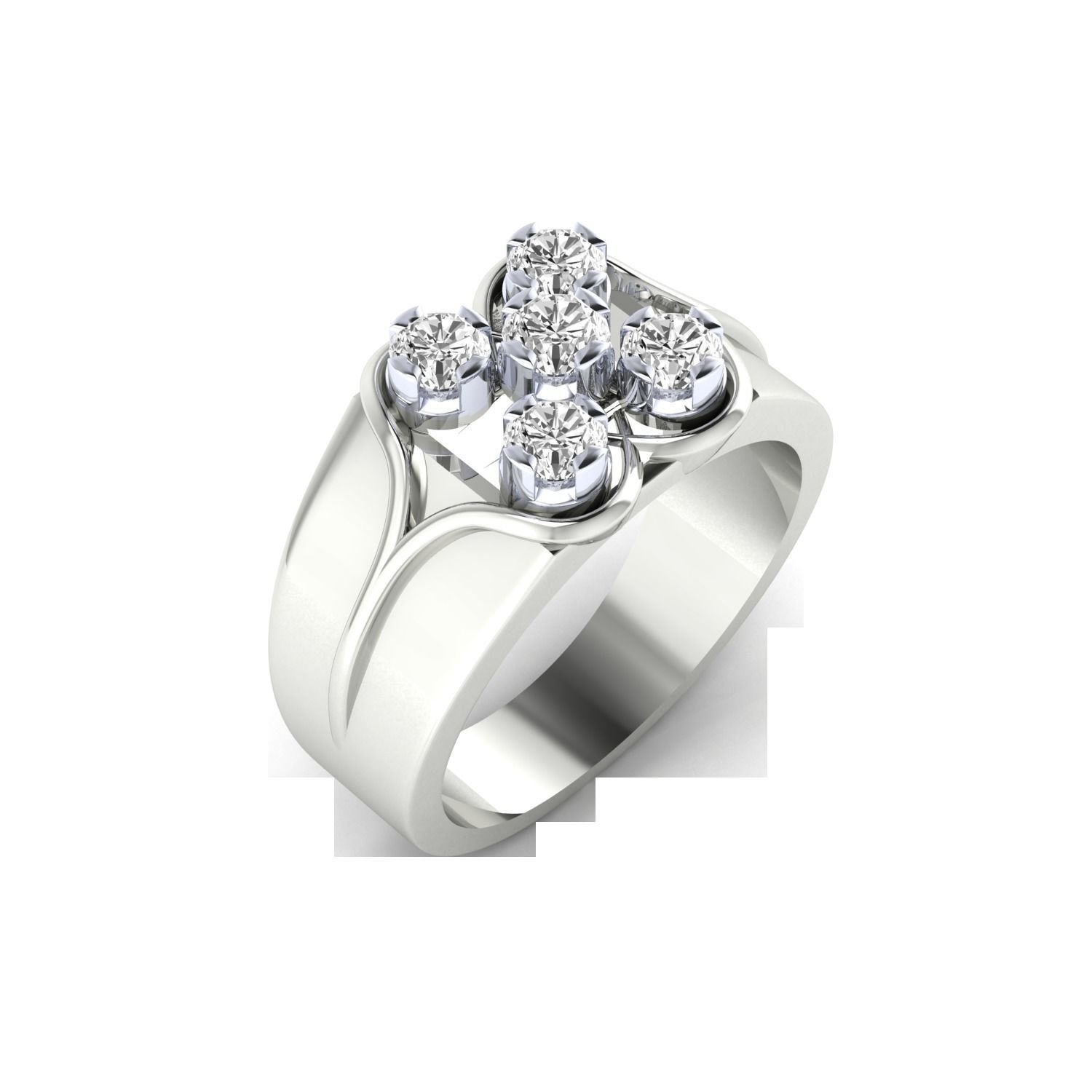 Gents ring - 1038 3D print model_9
