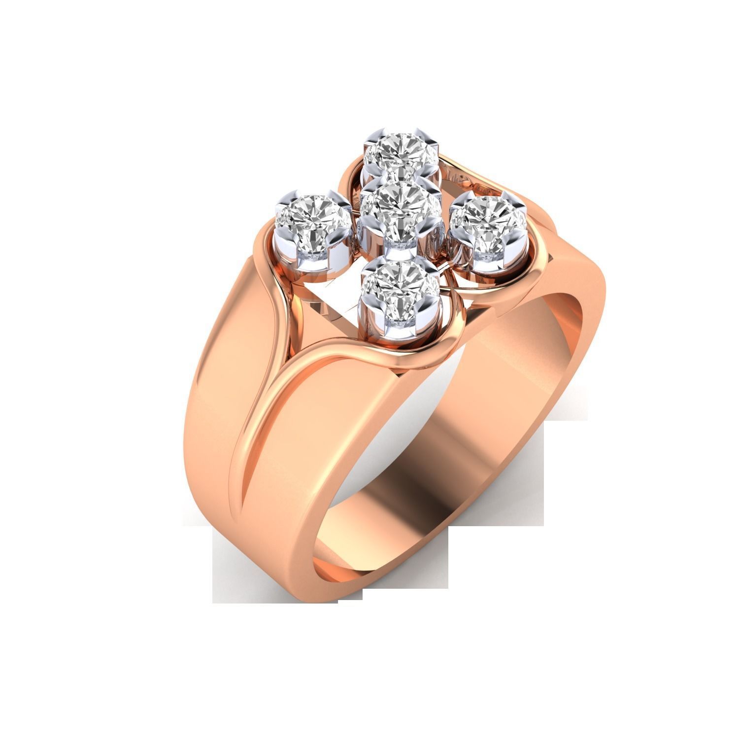 Gents ring - 1038 3D print model_1