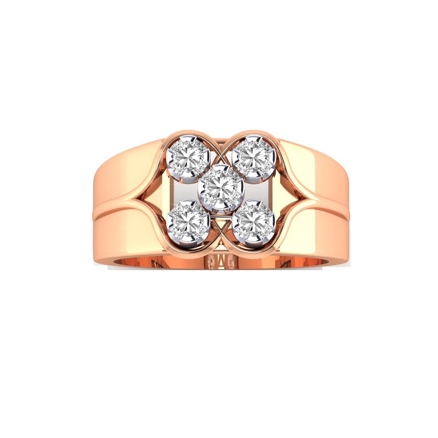 Gents ring - 1038 3D print model_5