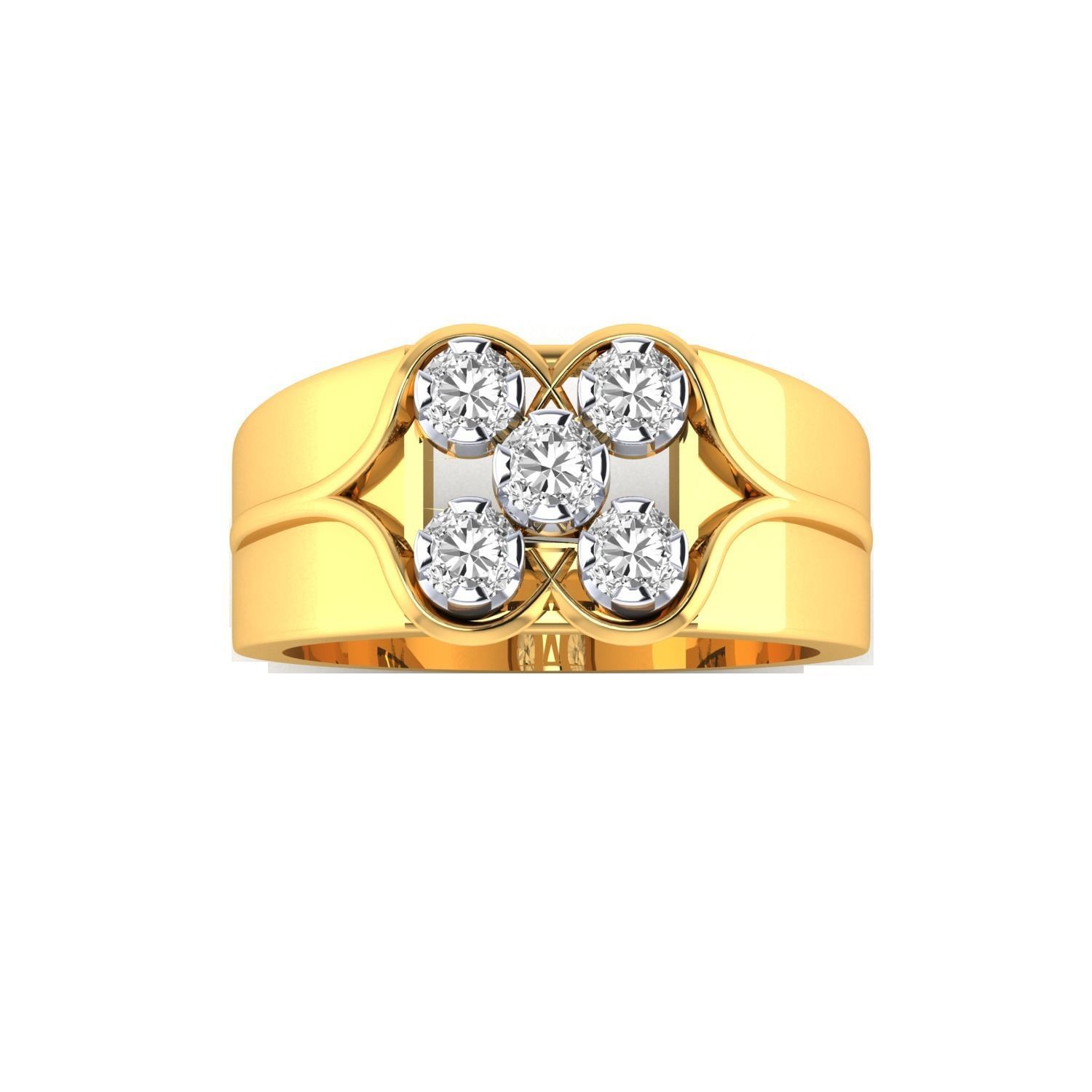 Gents ring - 1038 3D print model_21