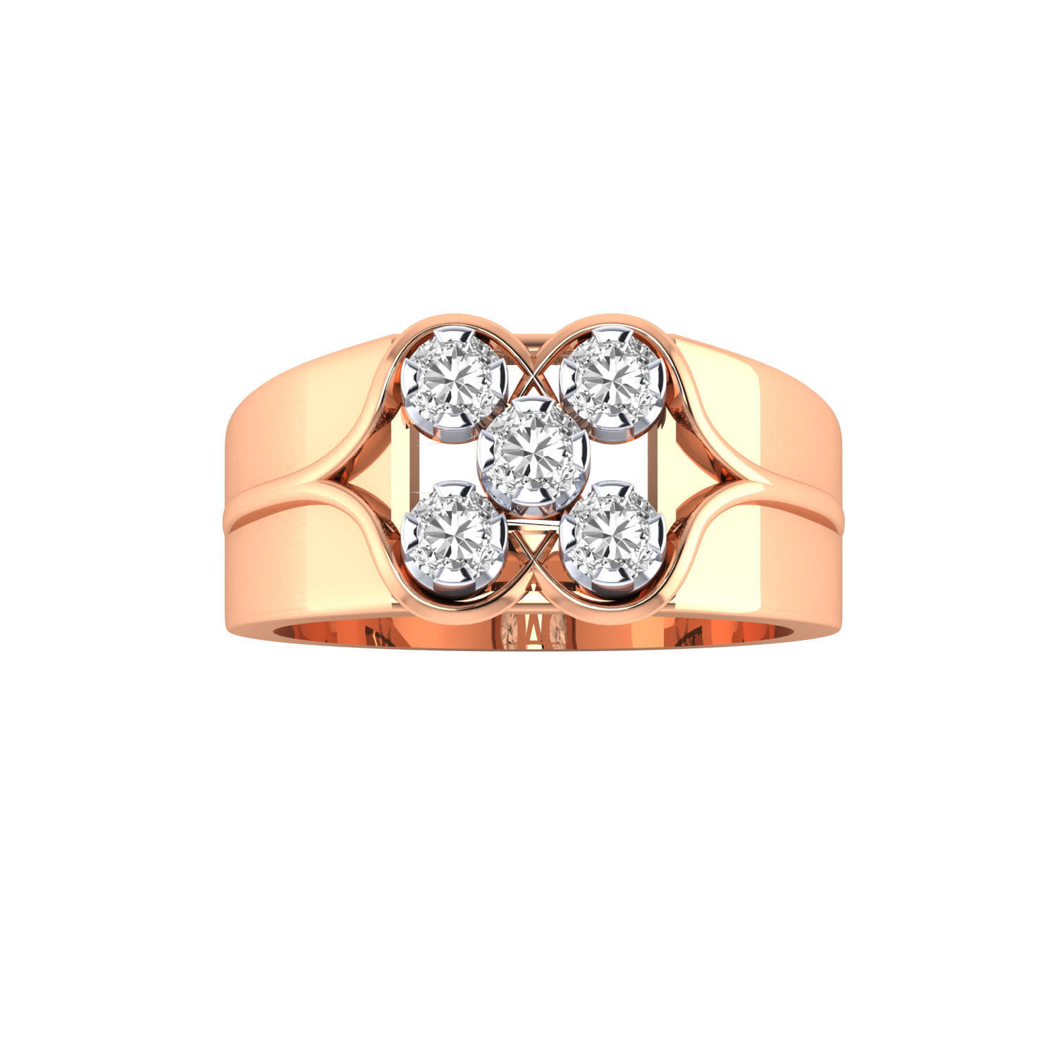 Gents ring - 1038 3D print model_4