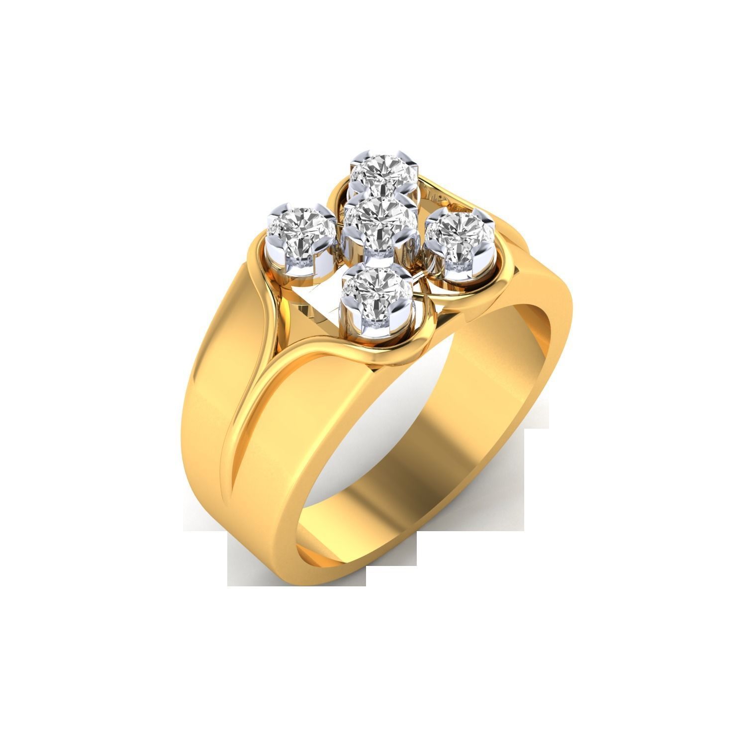 Gents ring - 1038 3D print model_17