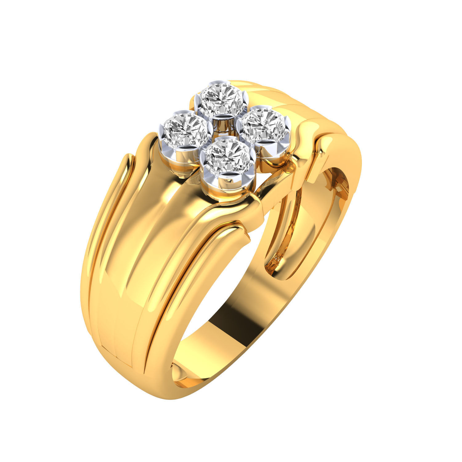 Gents ring - 1002 3D print model_14